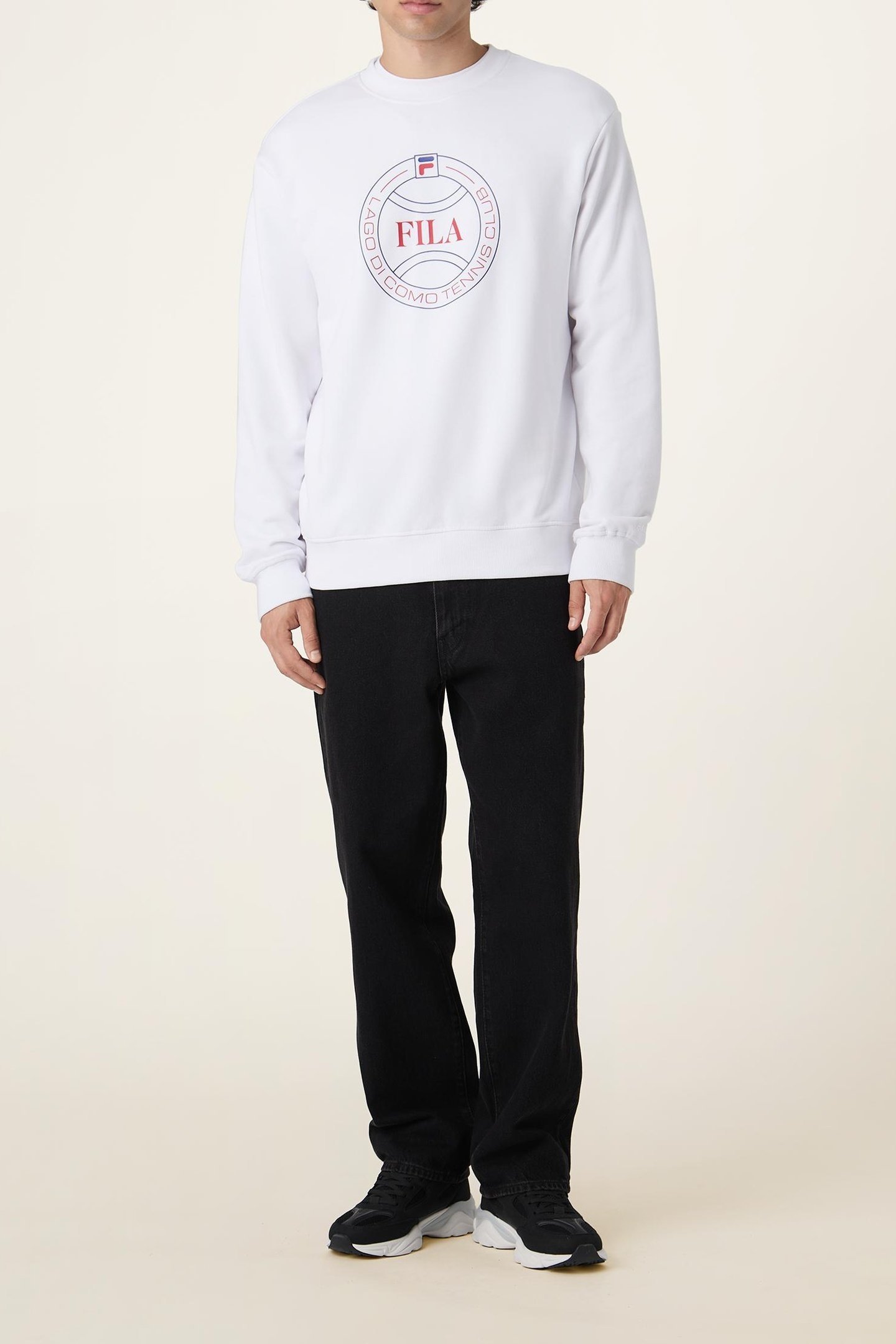 PARELLA RELAXED GRAPHIC SWEATSHIRT BRIGHT WHITE 2