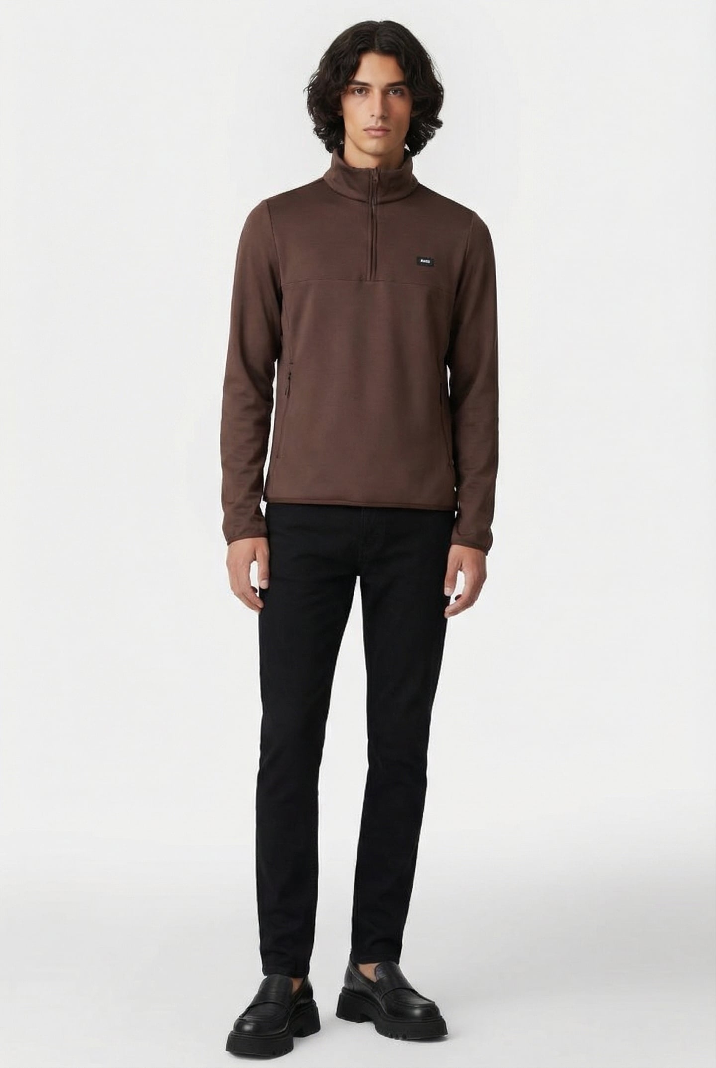 SINTRA FLEECE CURVE HALF ZIP FRAME UNISEX 4