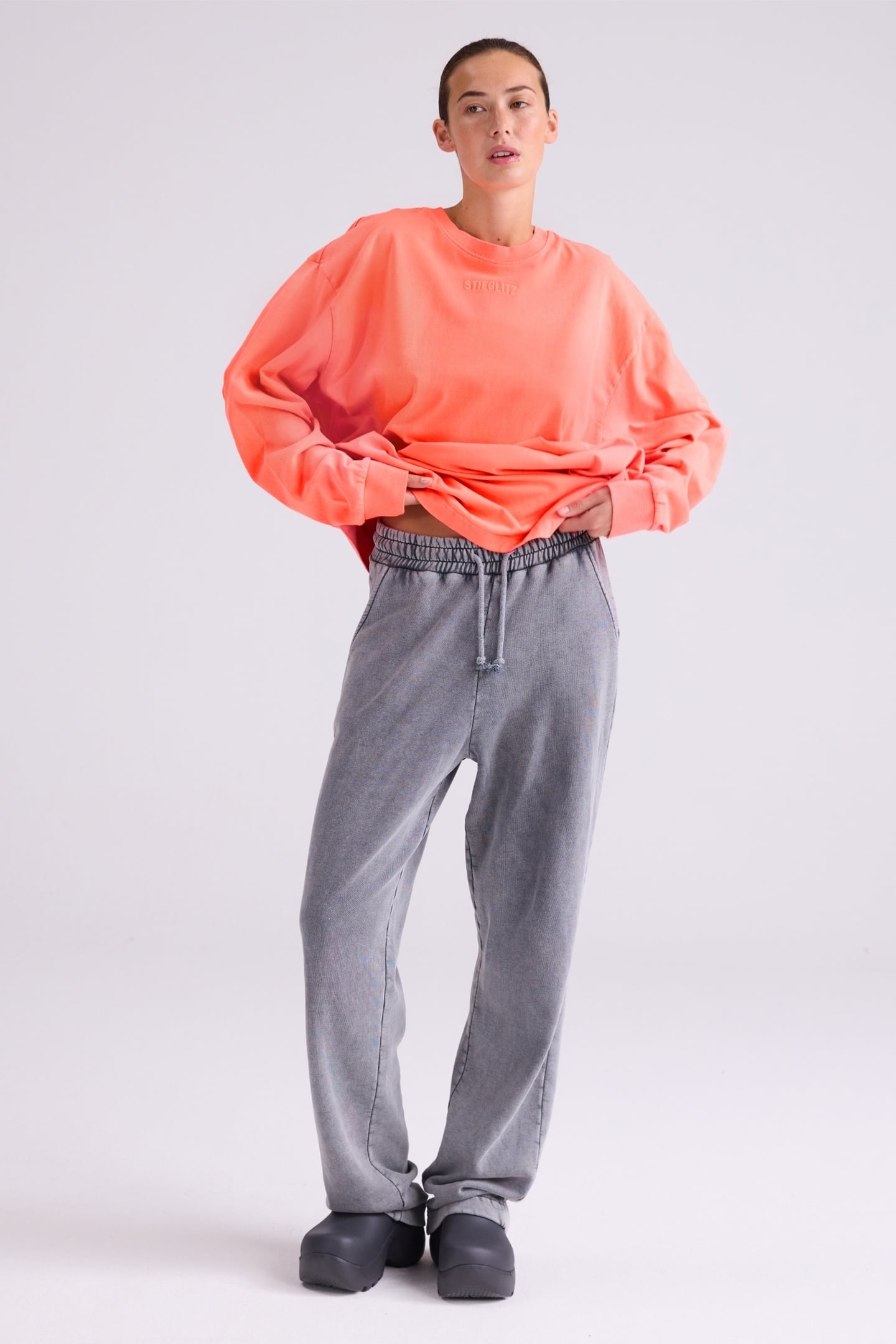 BASIC SKATE LONGSLEEVE CORAL 2