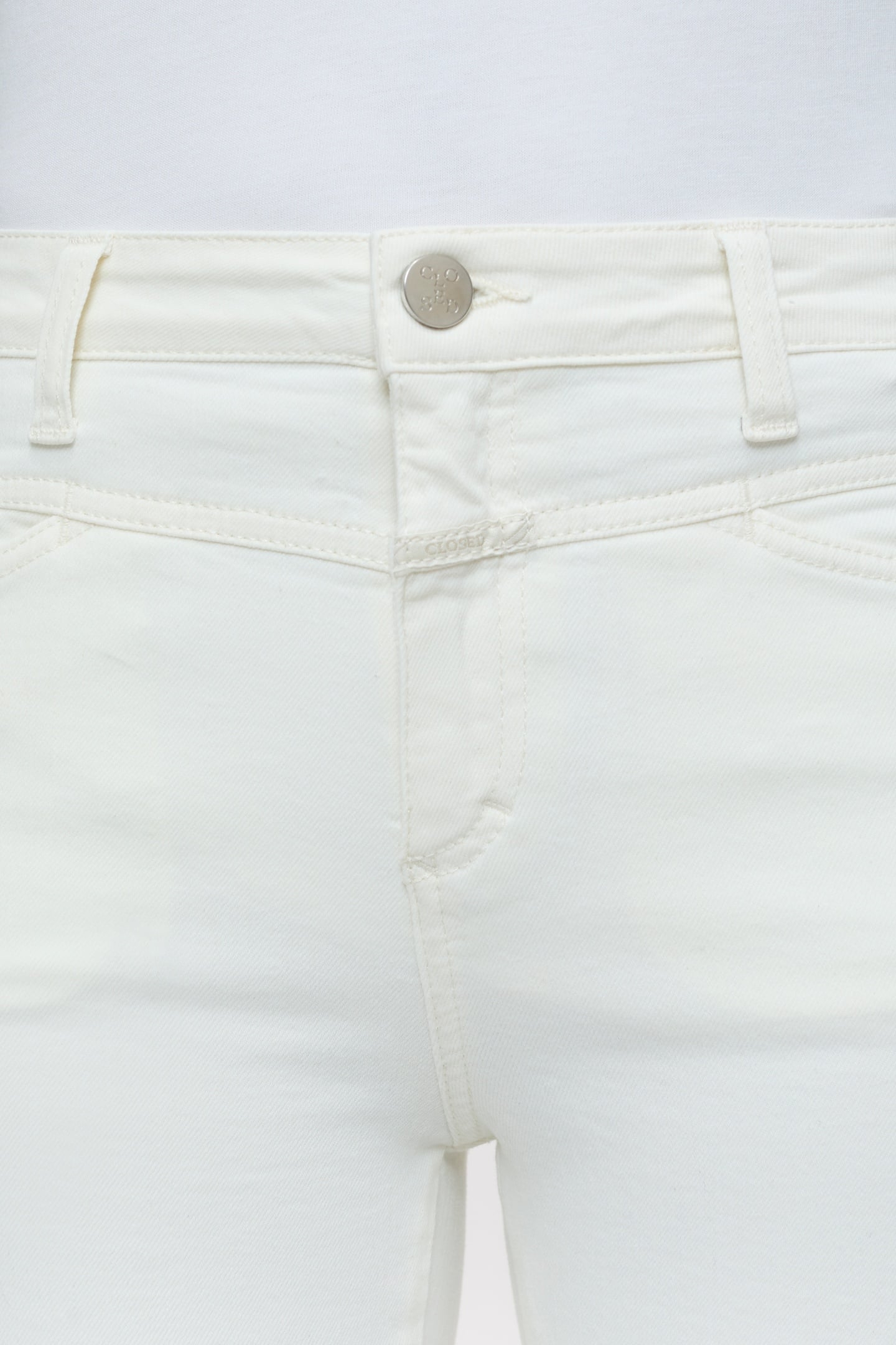 SKINNY PUSHER JEANS IVORY 5