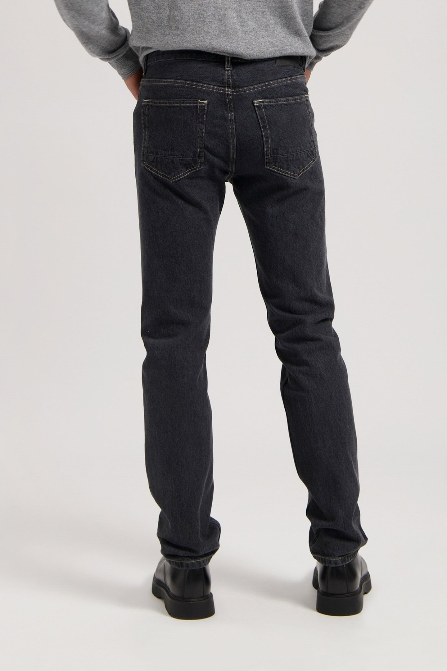 JOHN MID STRAIGHT MEDIUM BLACK 8