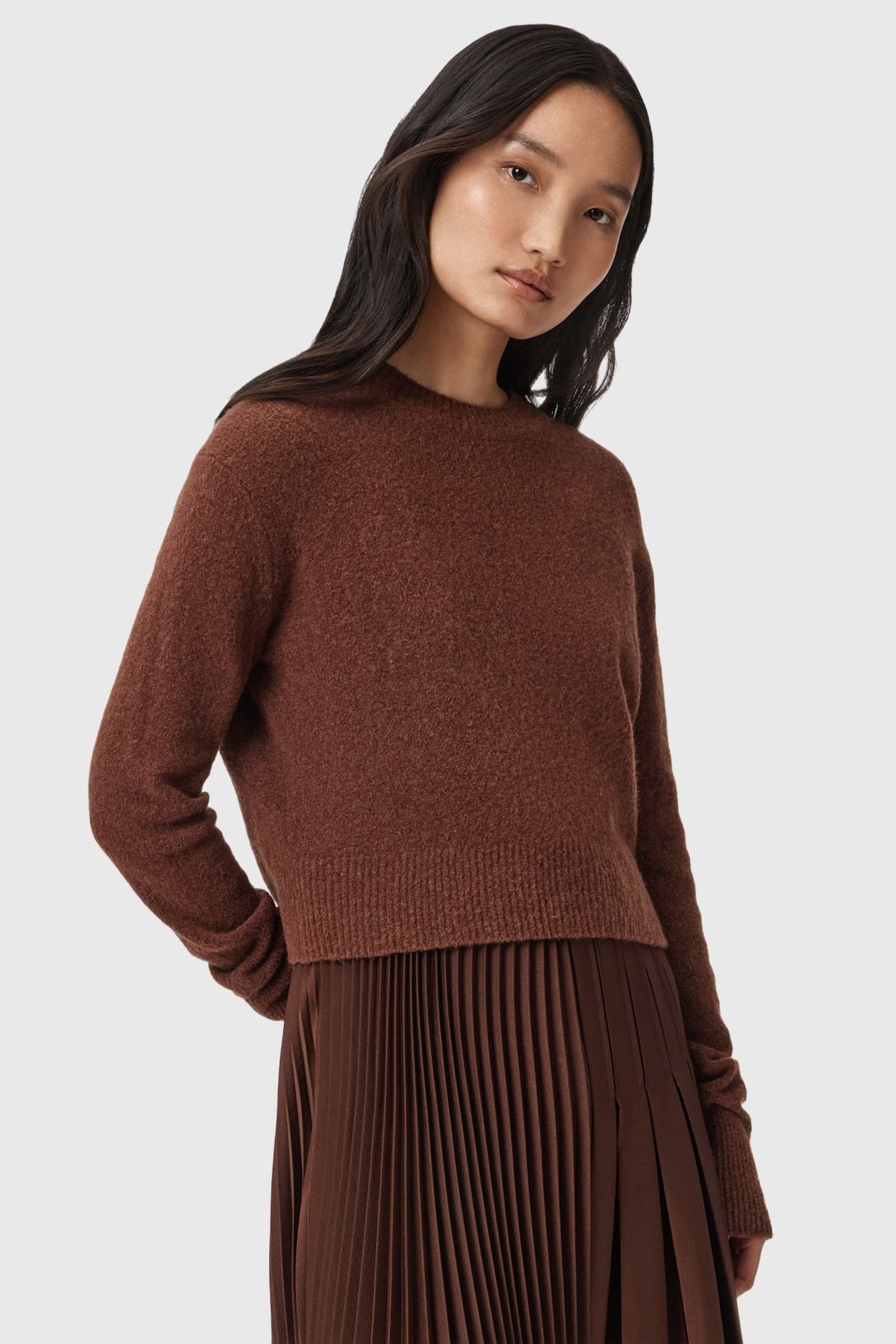 JAX DRESS CHESTNUT BROWN 1