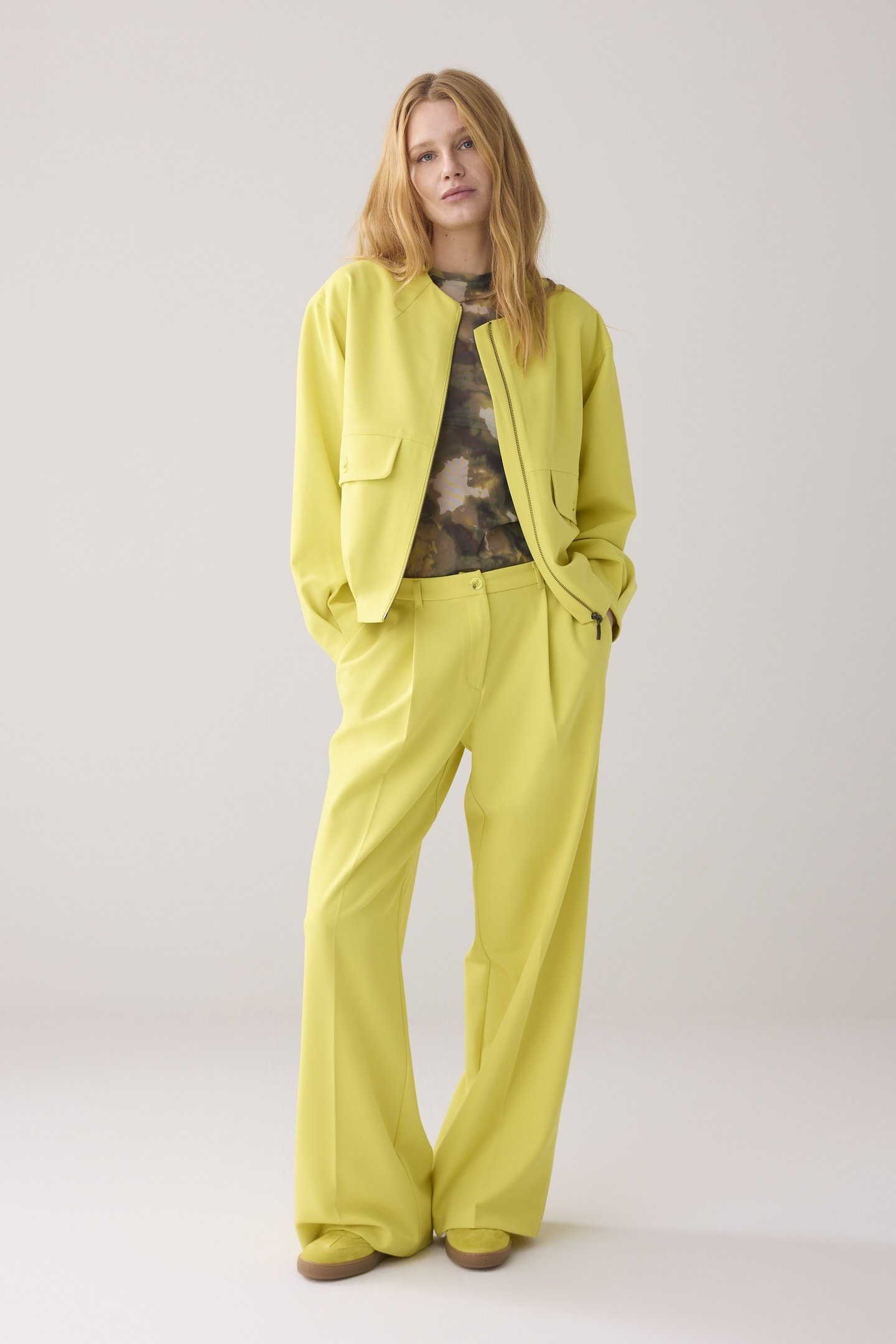 TROUSERS UNI MIMOSA YELLOW 1