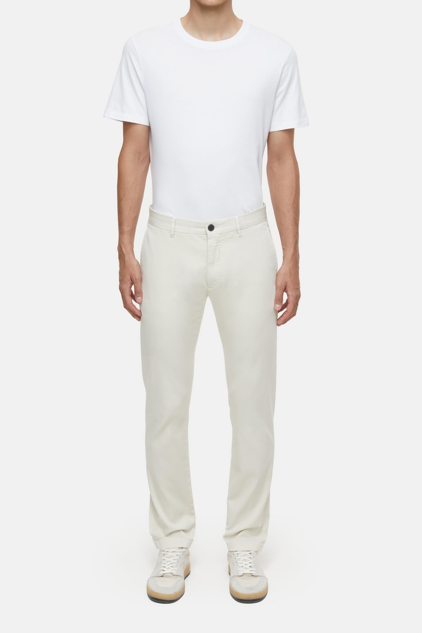 CLIFTON SLIM PANTS LIME BEIGE 5