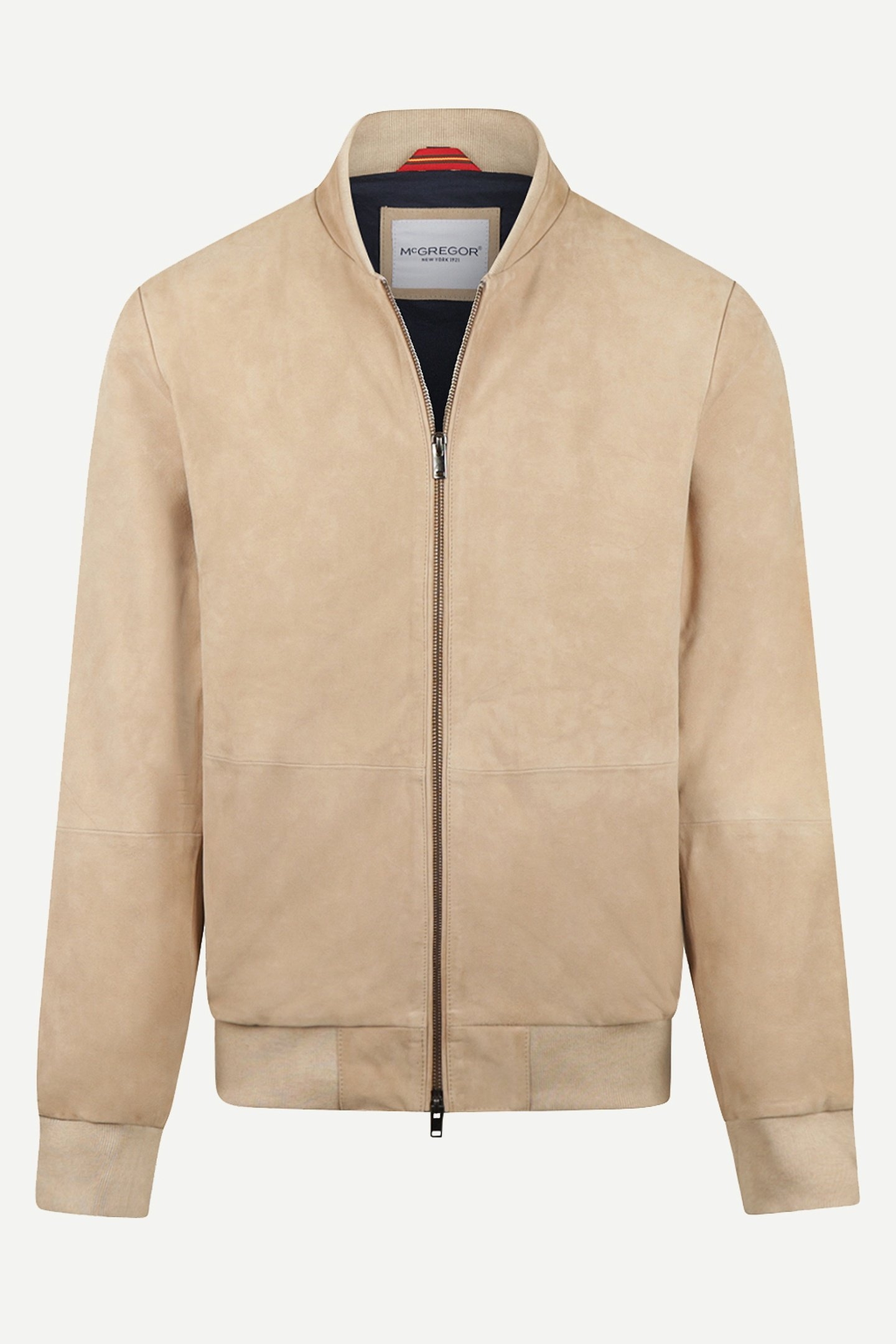 SUEDE BOMBER JACKET SAND 2