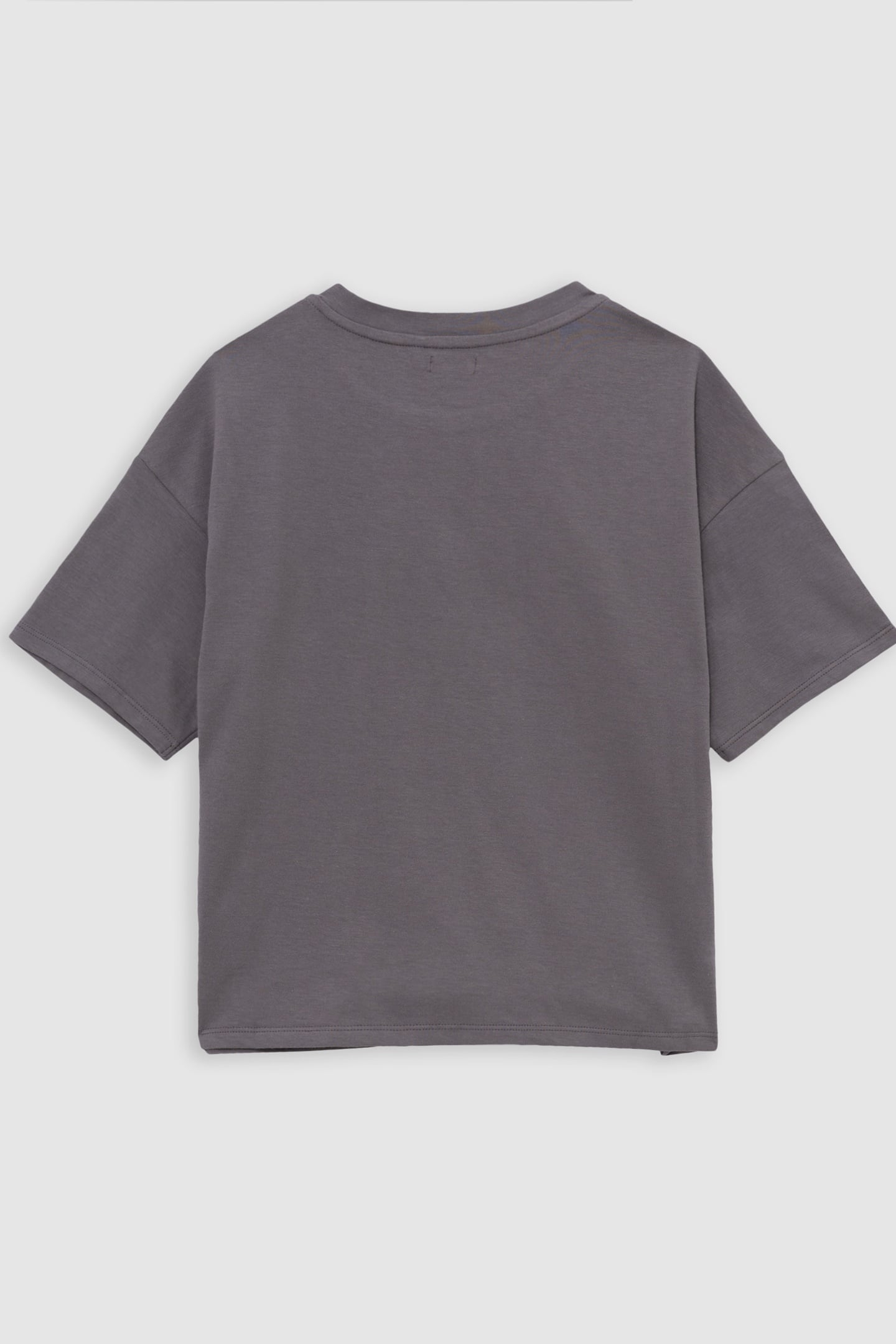 GIRL'S VISUAL EAGLE T-SHIRT IN GREY ORGANIC COTTON 2