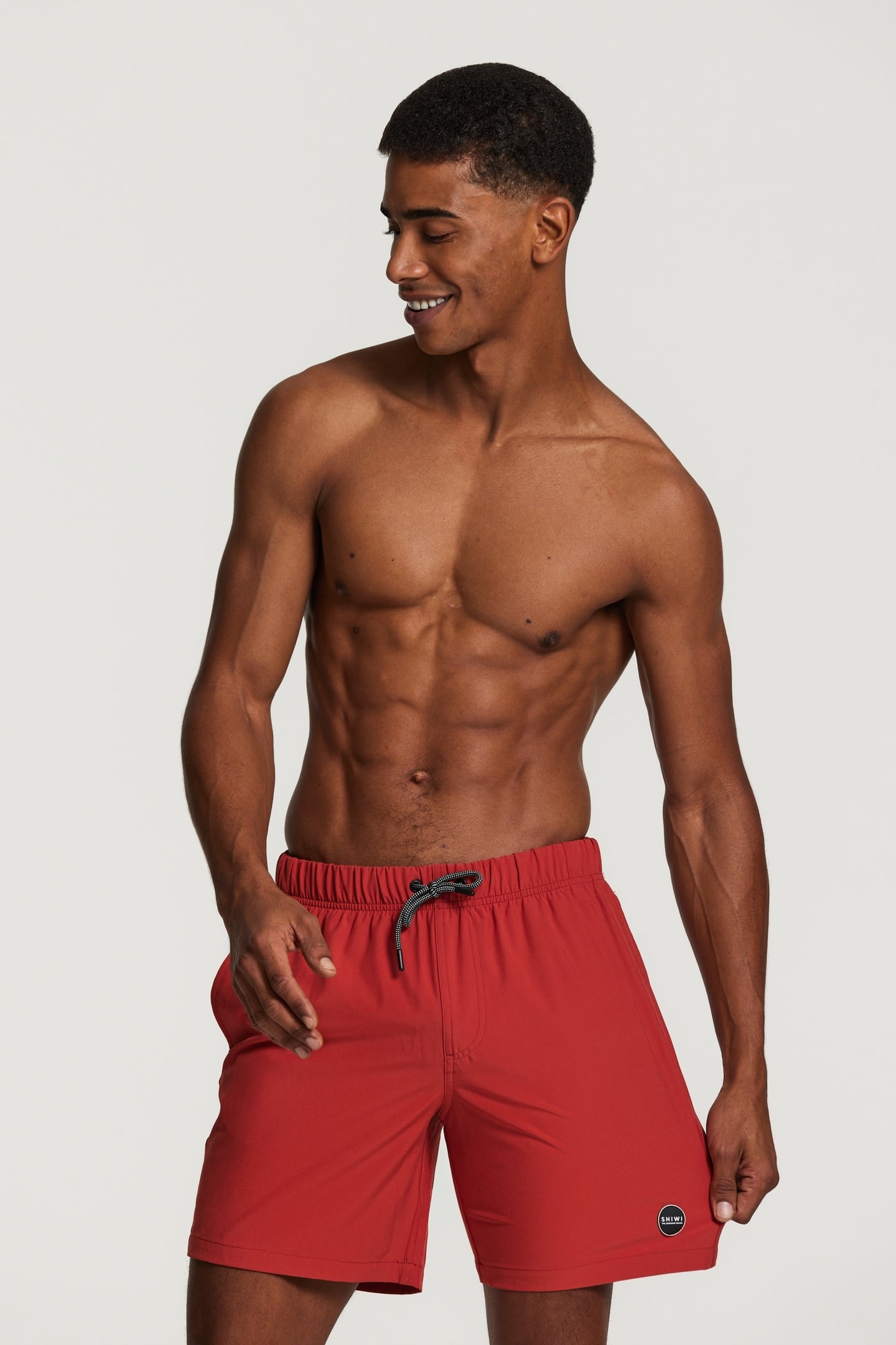 SWIMSHORT EASY MIKE SOLID TANDORI SPICE BROWN 2