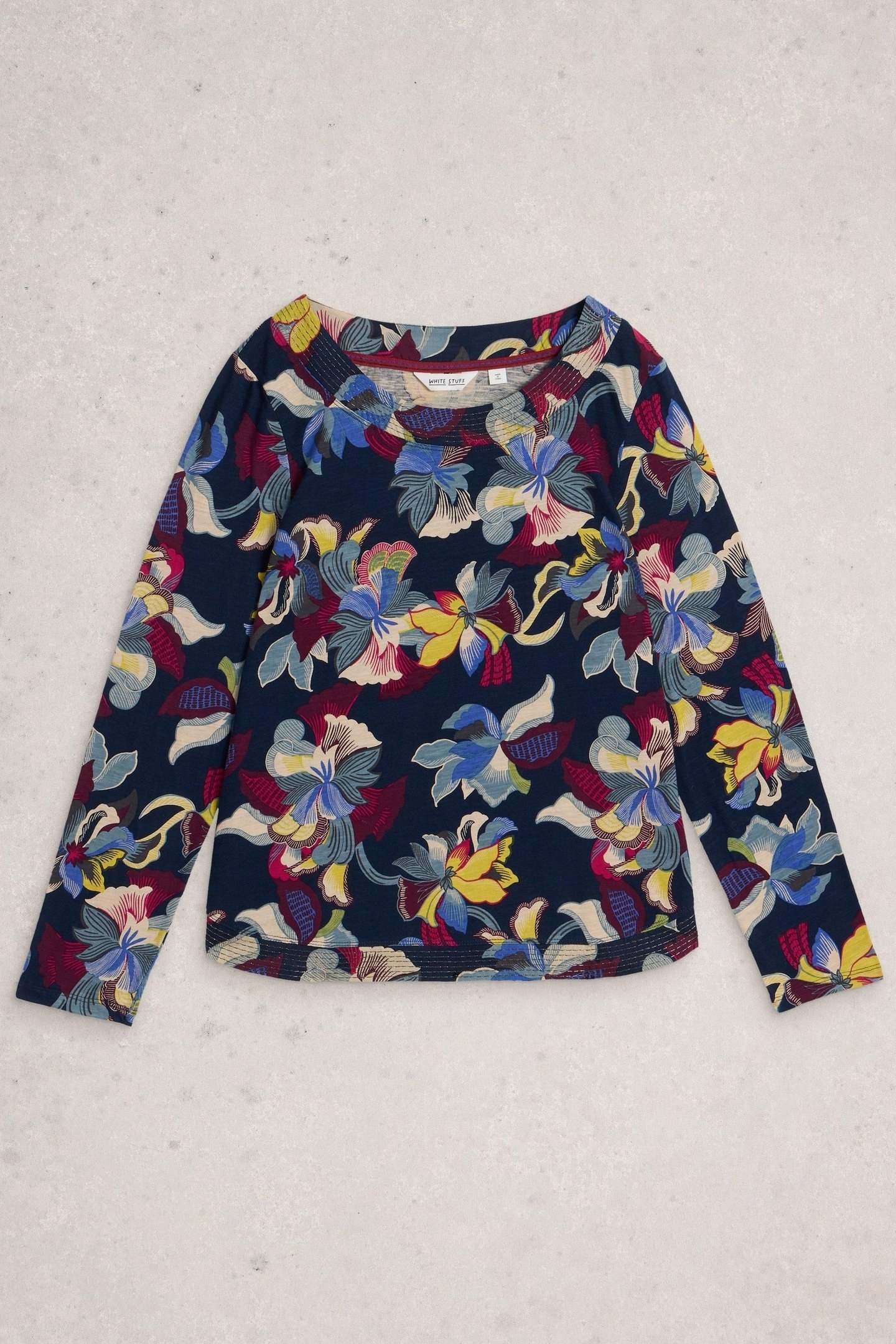 WEAVER LS TEE NAVY PRINT 4