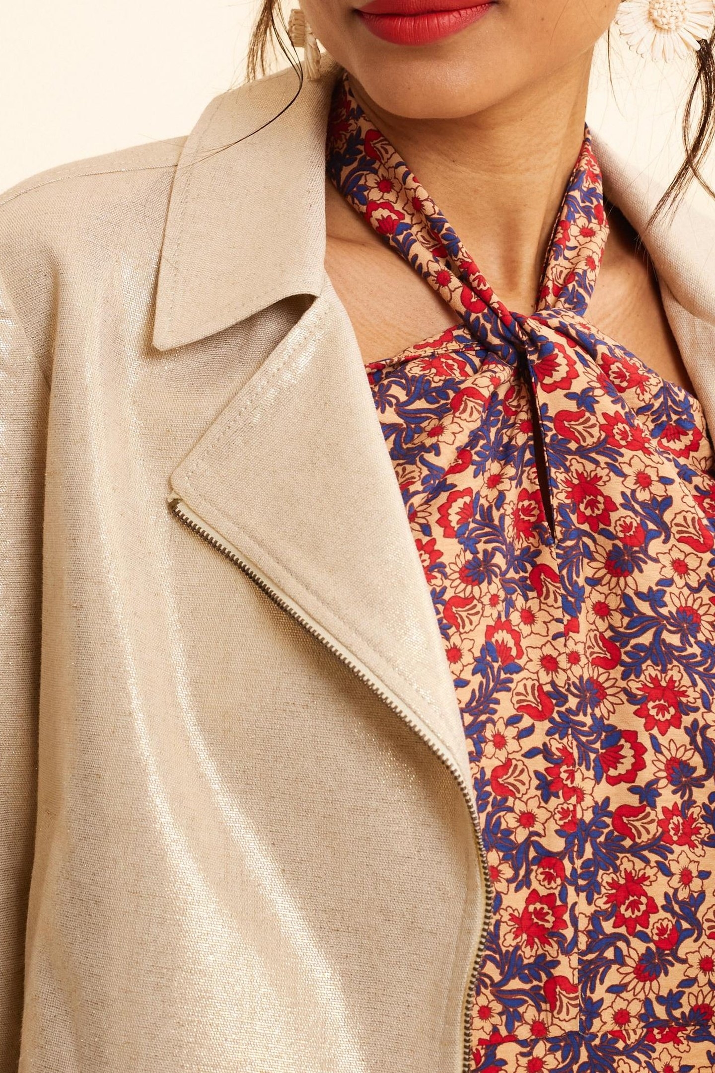 GOLD BIKER JACKET GOLD 5