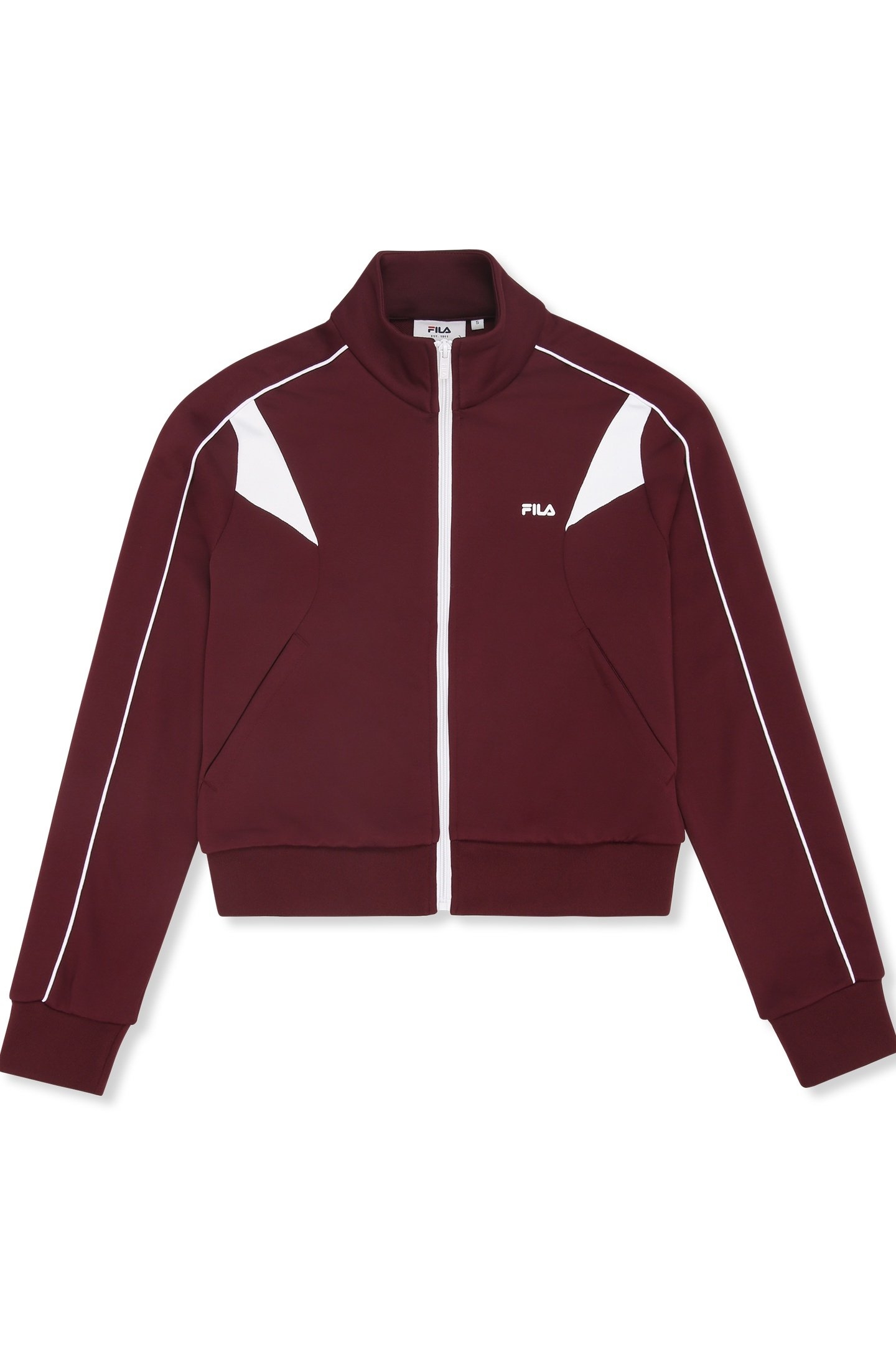 RIVOLI REGULAR BLOCKED TRACK JACKET FIG-BRIGHT WHITE 5