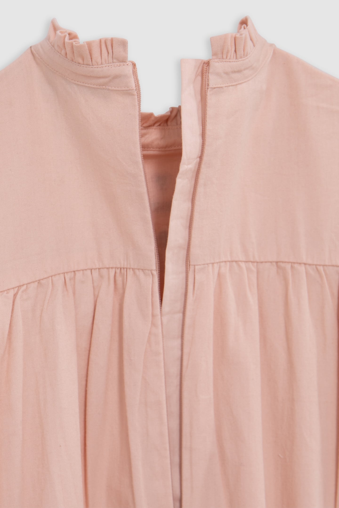 GIRL'S PINK DRESS WITH ART DECO BIRD EMBROIDERY 5