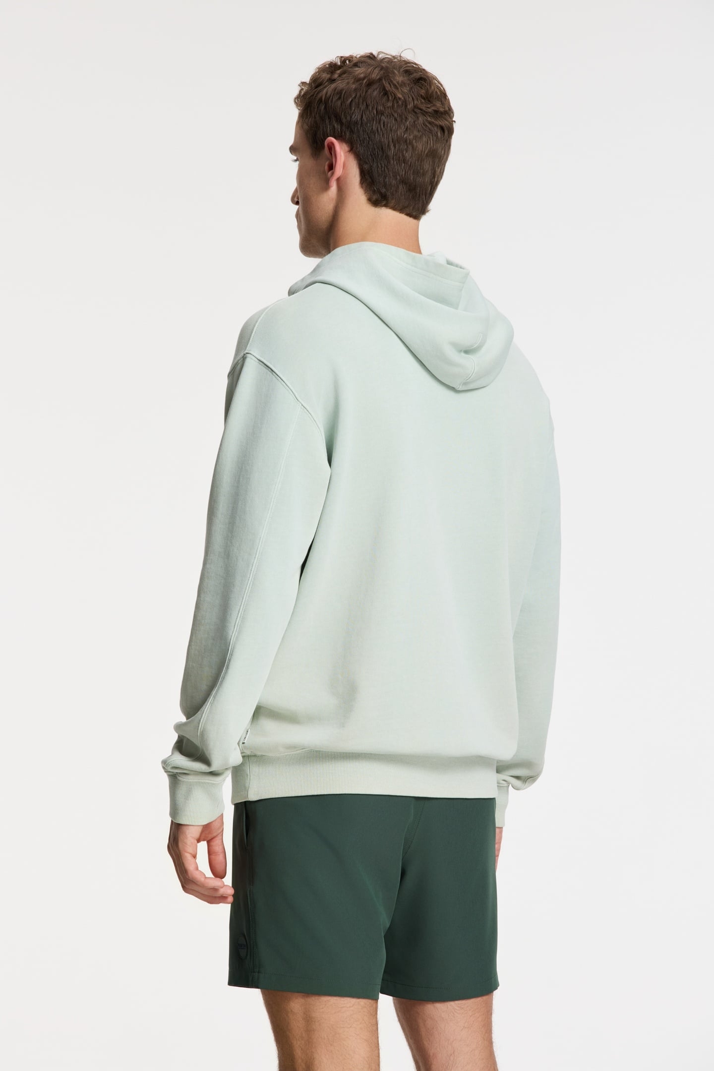 ZAC RELAXED FIT HOOD SWEAT PARADISE GREEN SEAFOAM 4