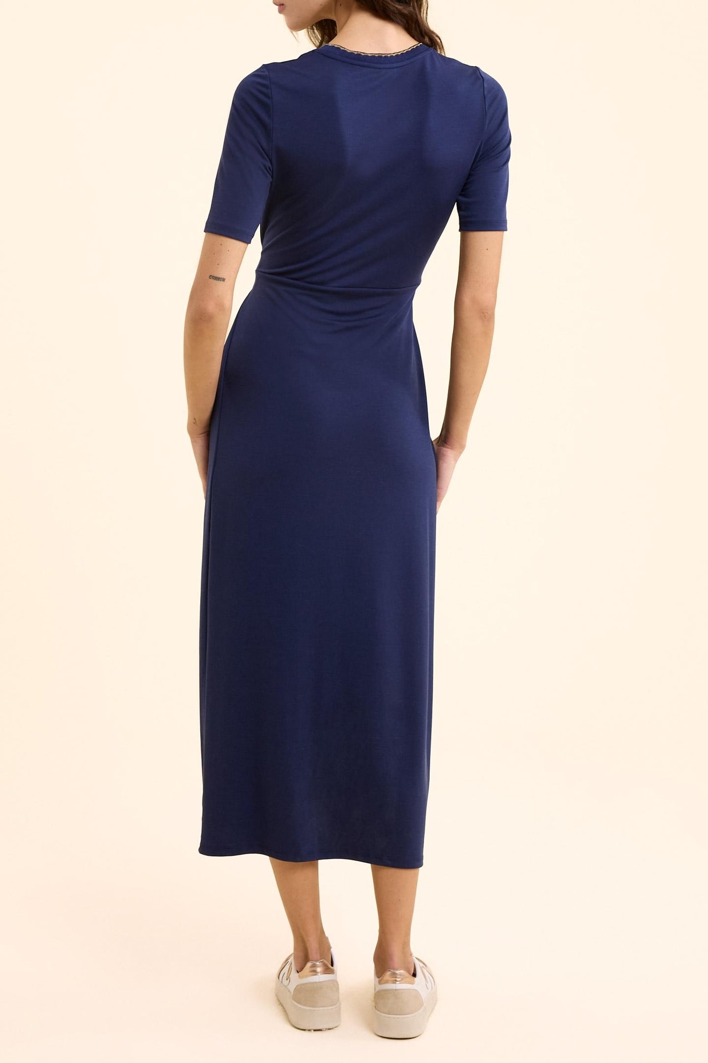 BLUE LONG DRESS TO TIE FRONT OR BACK INDIGO 4