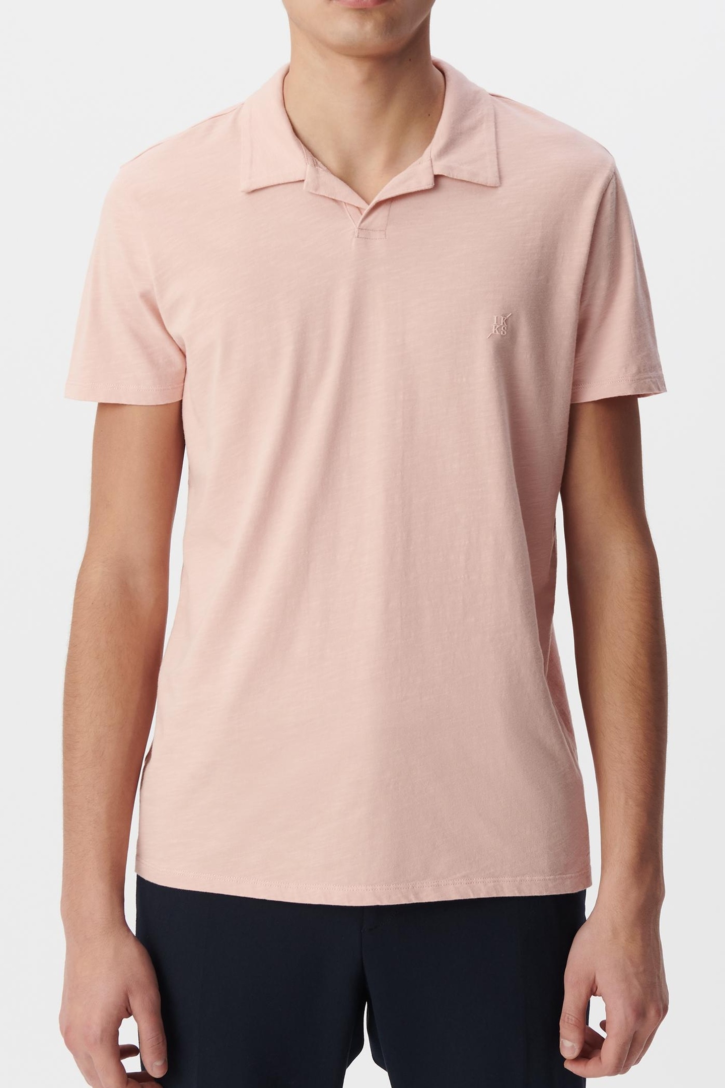 PINK ORGANIC COTTON POLO SHIRT 2