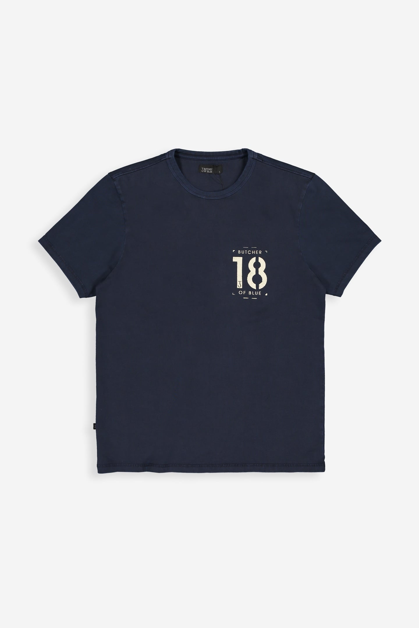 ARMY 18 STENCIL TEE ALASKA BLUE VD 3