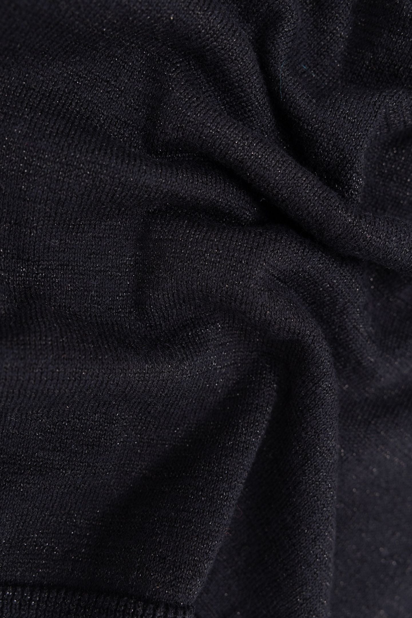 BLACK GLITTERY KNIT STRAPPY TOP BLACK 7