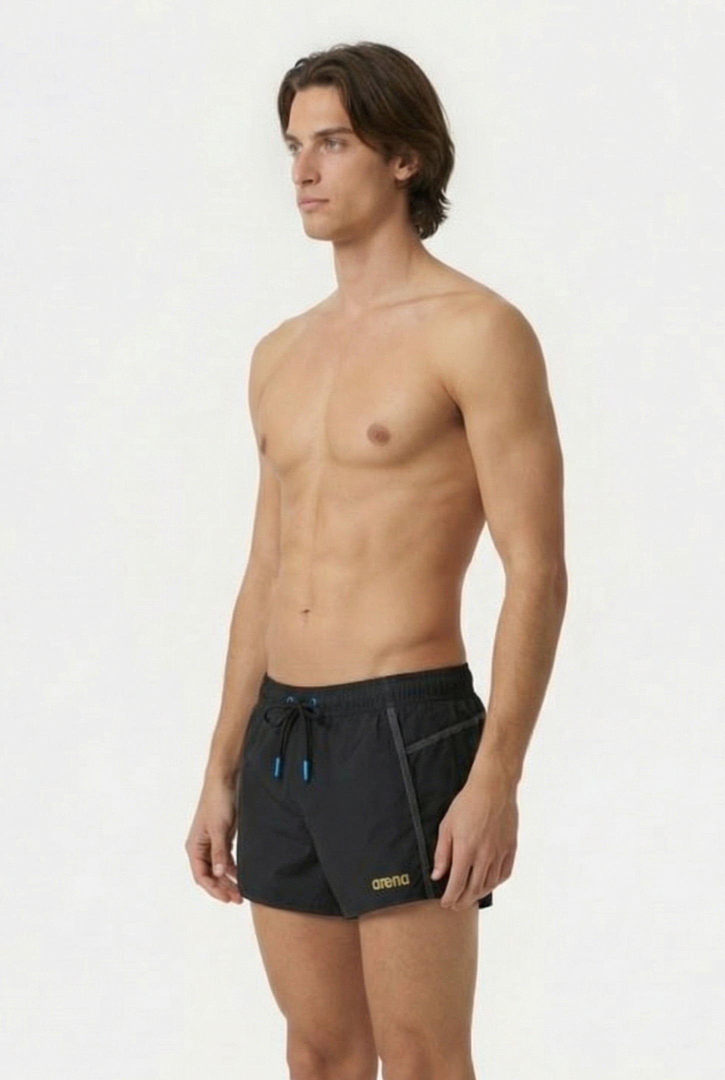 MEN'S ARENA PRO_FILE BEACH X-SHORT BLACK-ASPHALT-GOLD 3