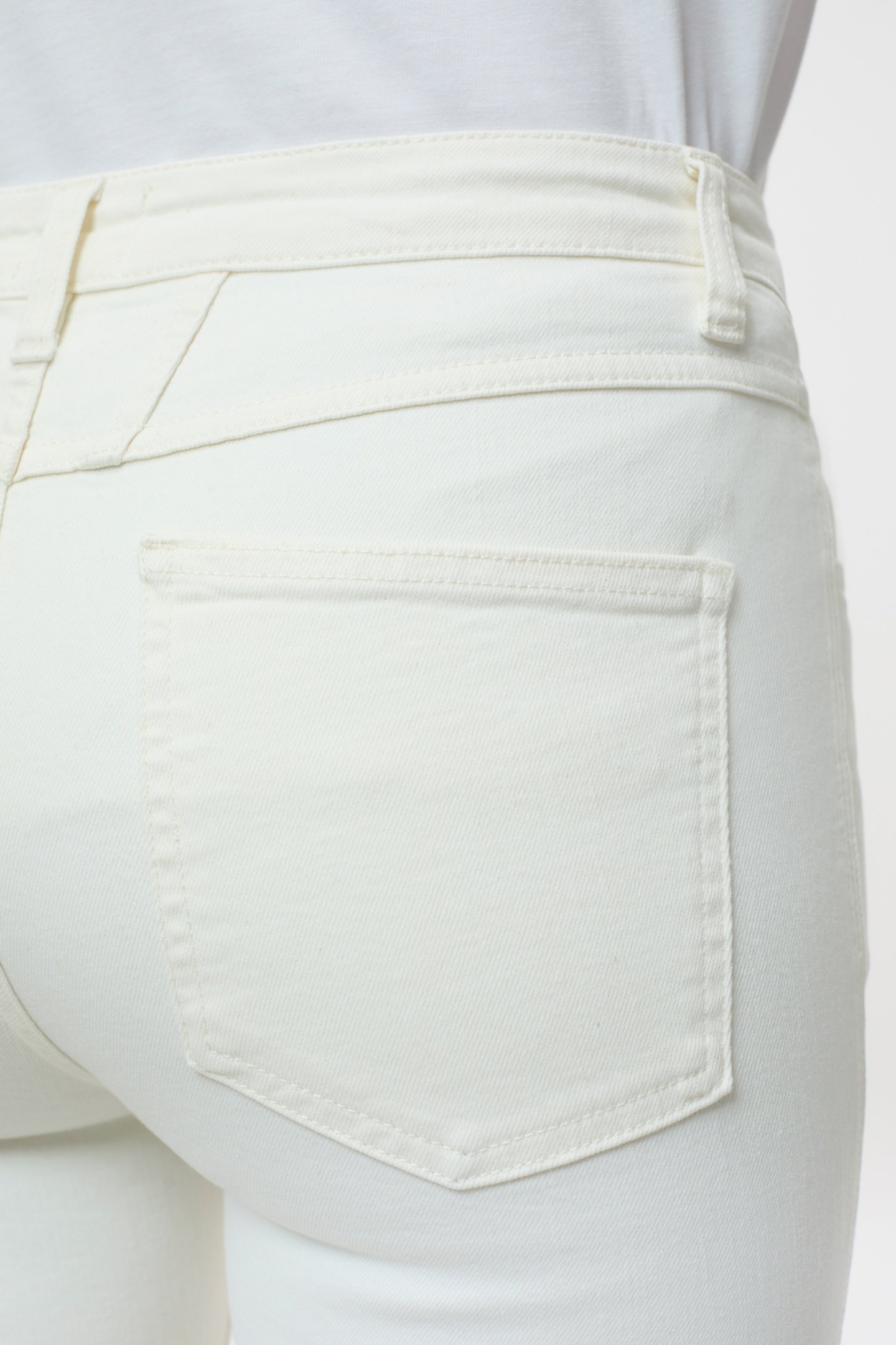 SKINNY PUSHER JEANS IVORY 4