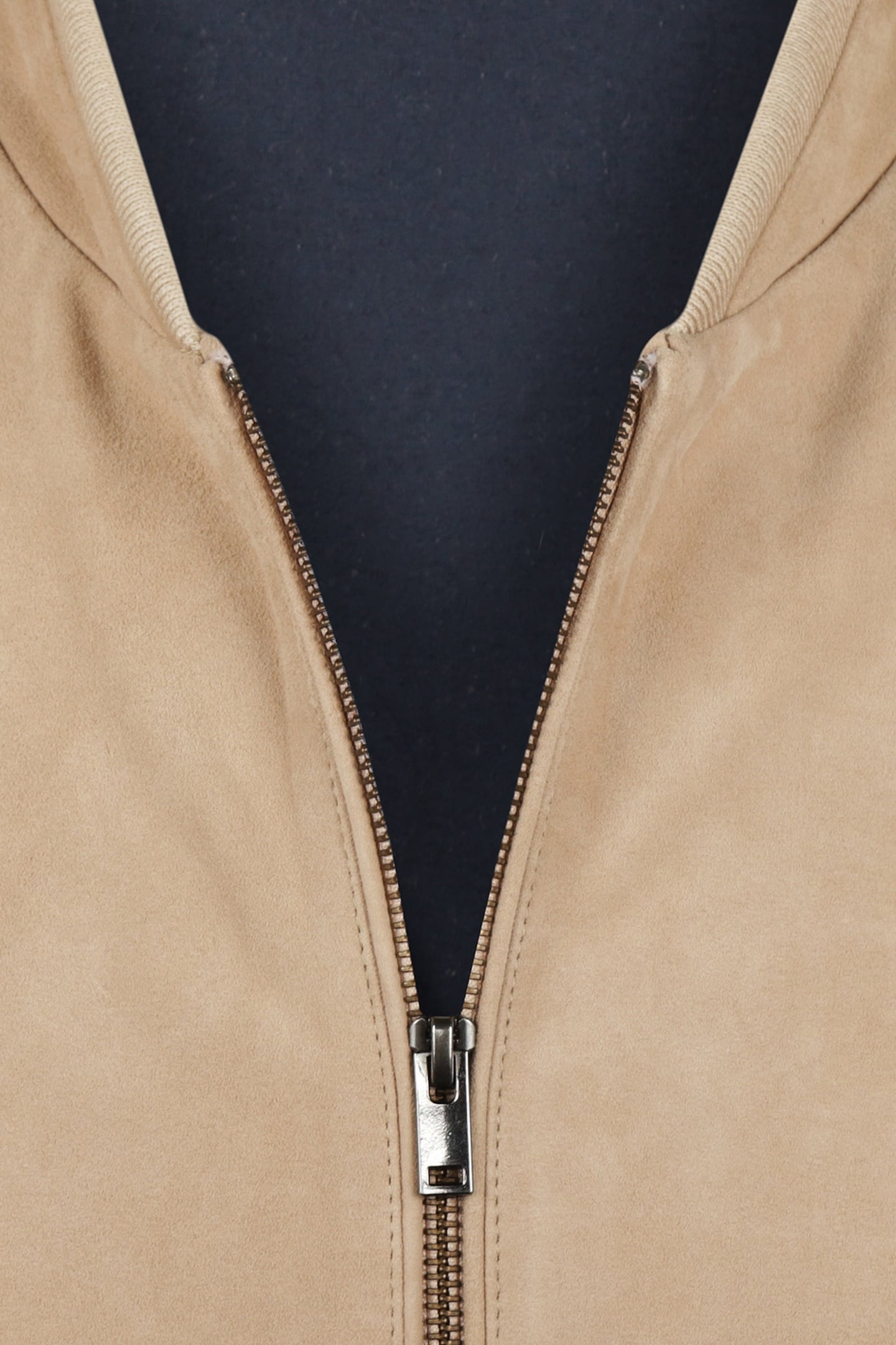 SUEDE BOMBER JACKET SAND 7