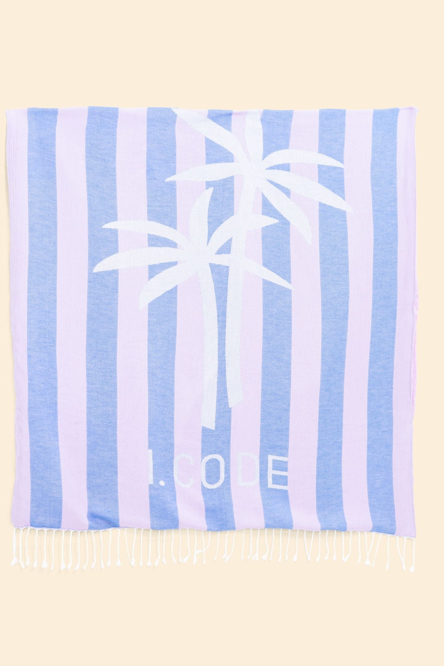 LILAC AND BLUE FOUTA INDIGO 1