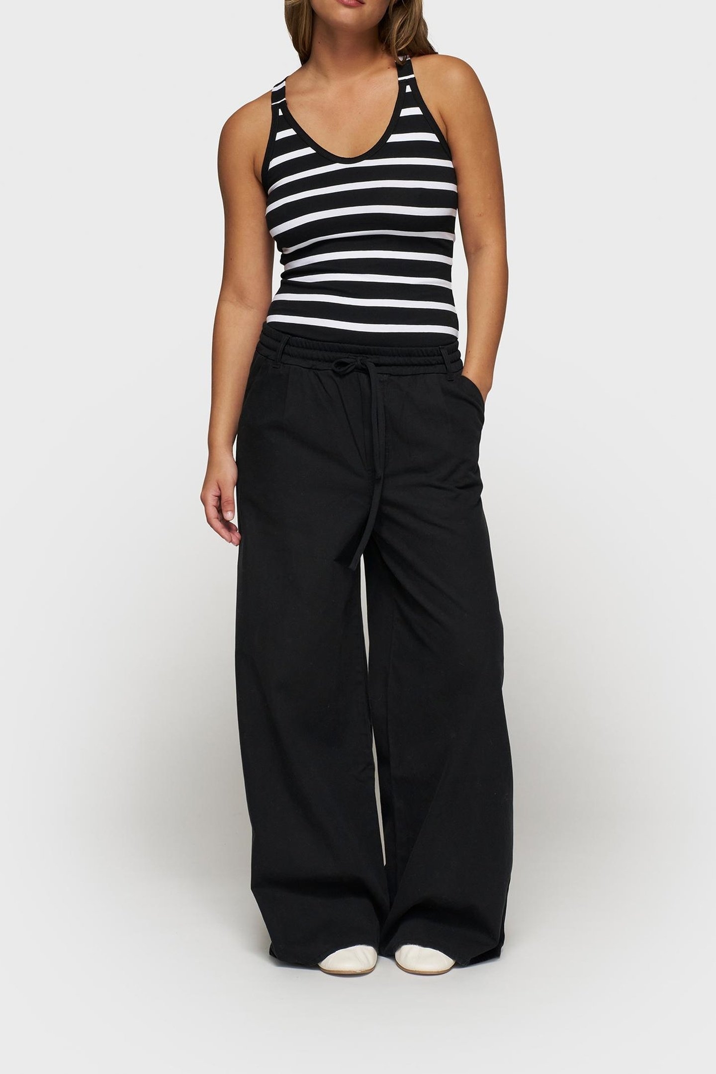 THE WRAPPER STRIPE BLACK/WHITE 1