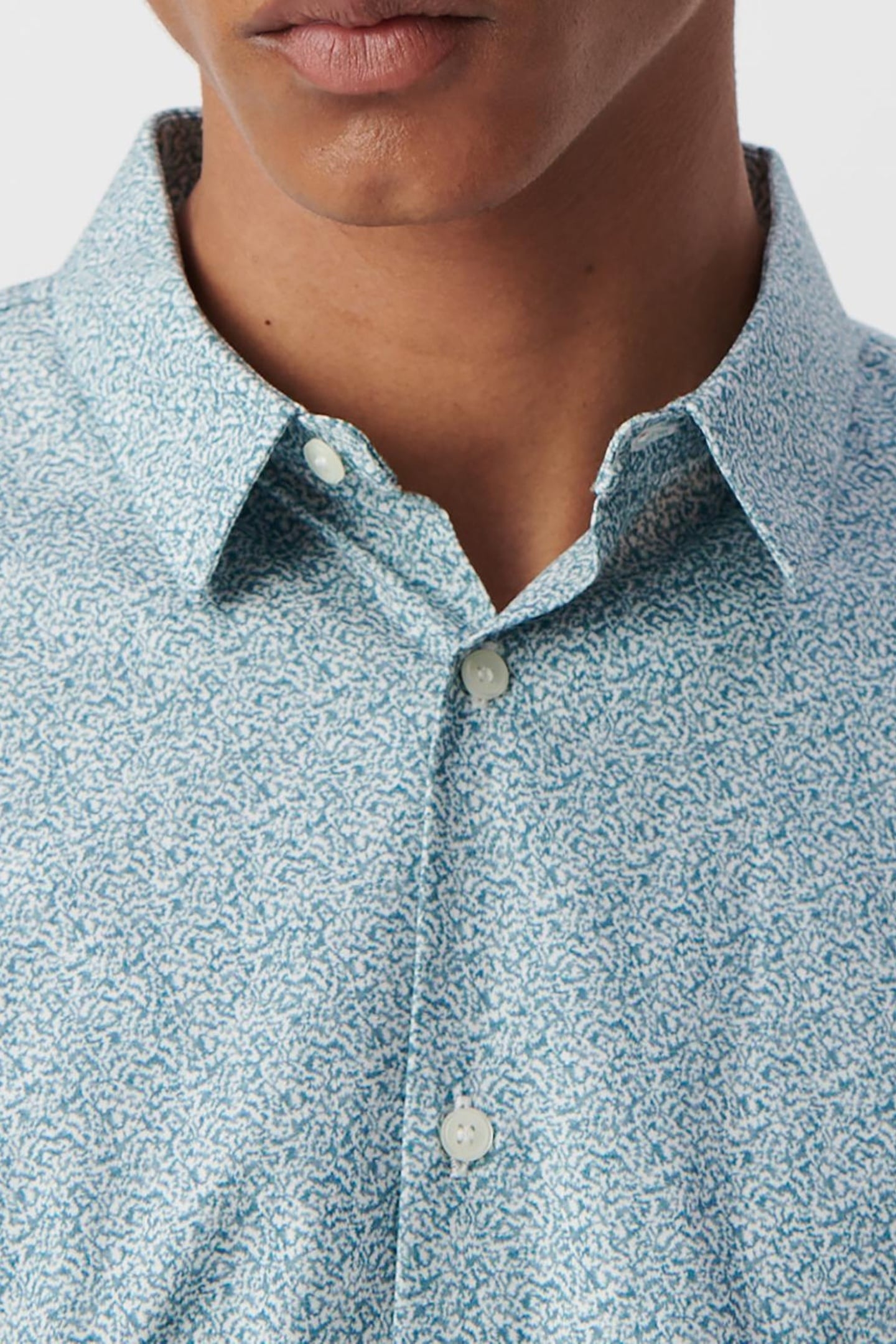 STORM SLIM SHIRT WITH CORAL PRINT 5