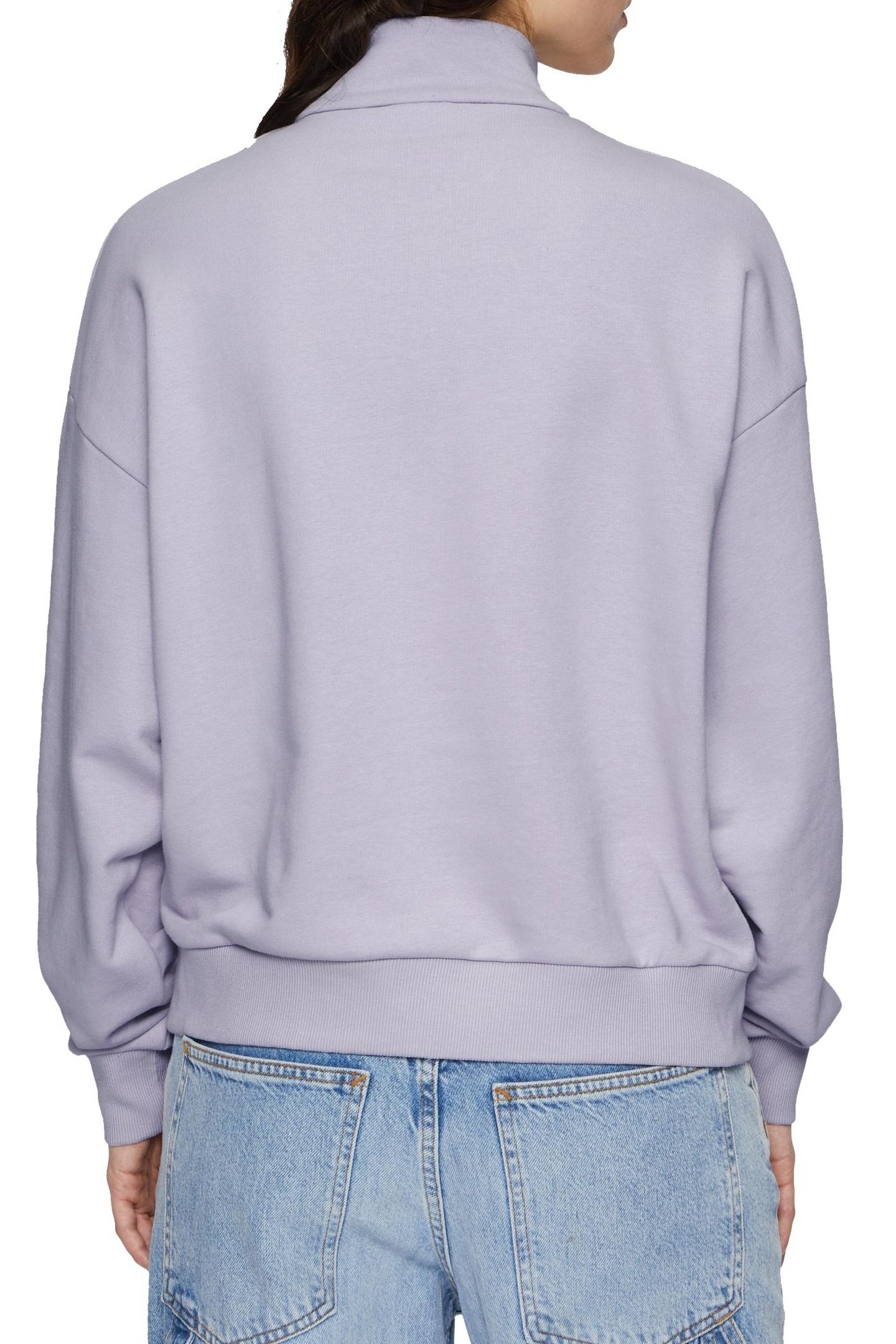 LACHY OVERSIZED HALF ZIP SWEATER THISTLE 3
