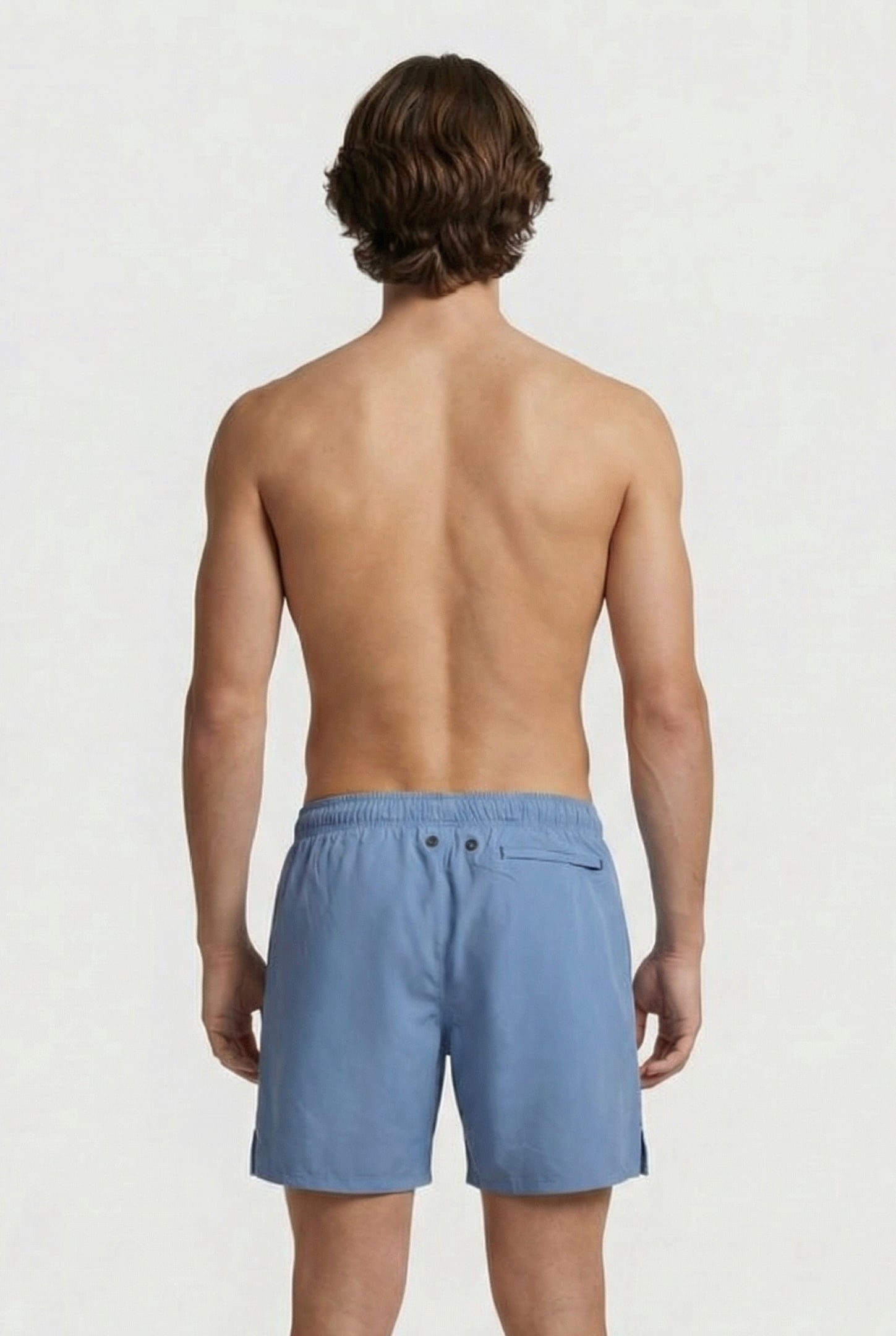 MEN'S ARENA EVO BEACH BOXER LOGO GREY BLUE 2