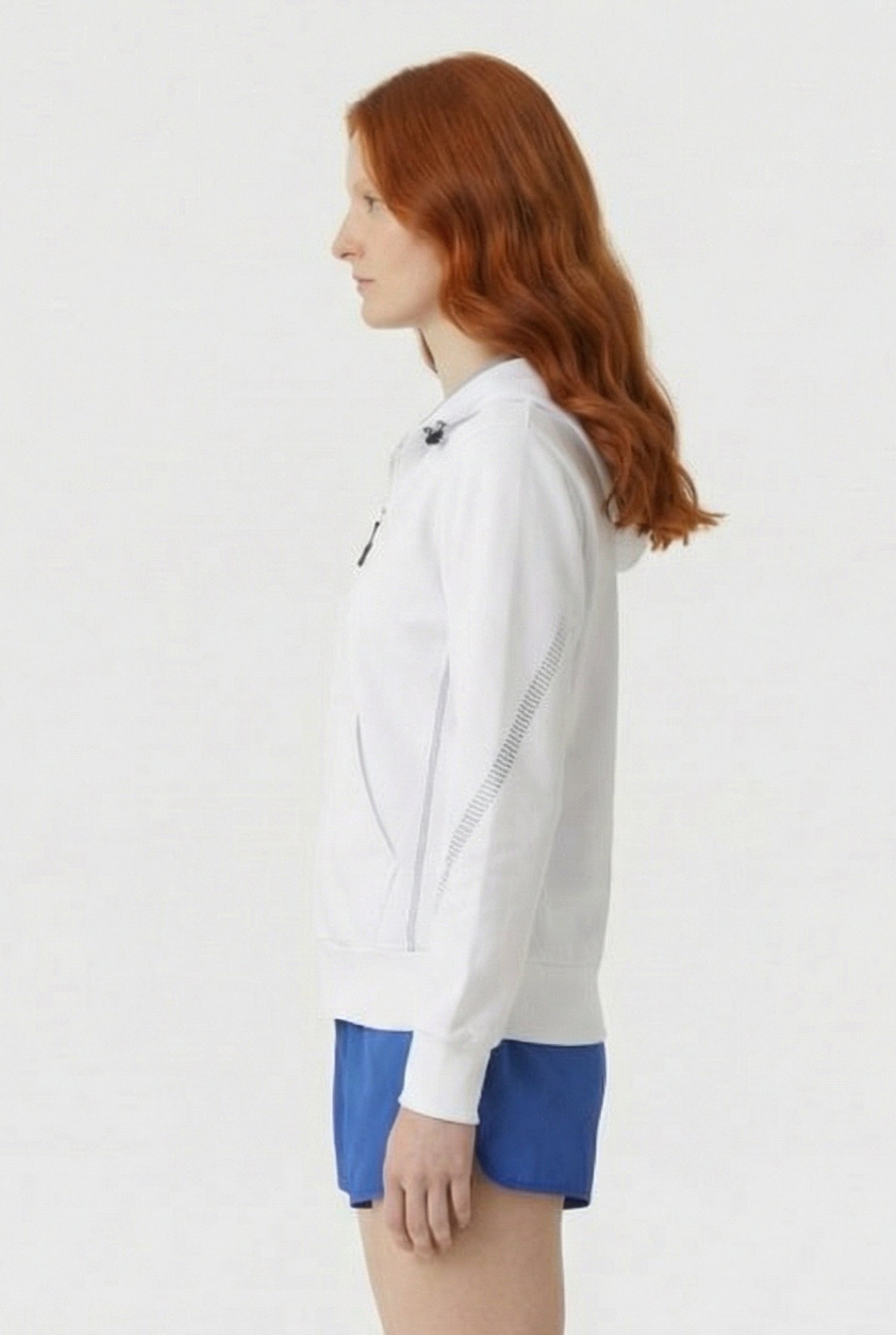 UNISEX TL HOODED JACKET WHITE 5