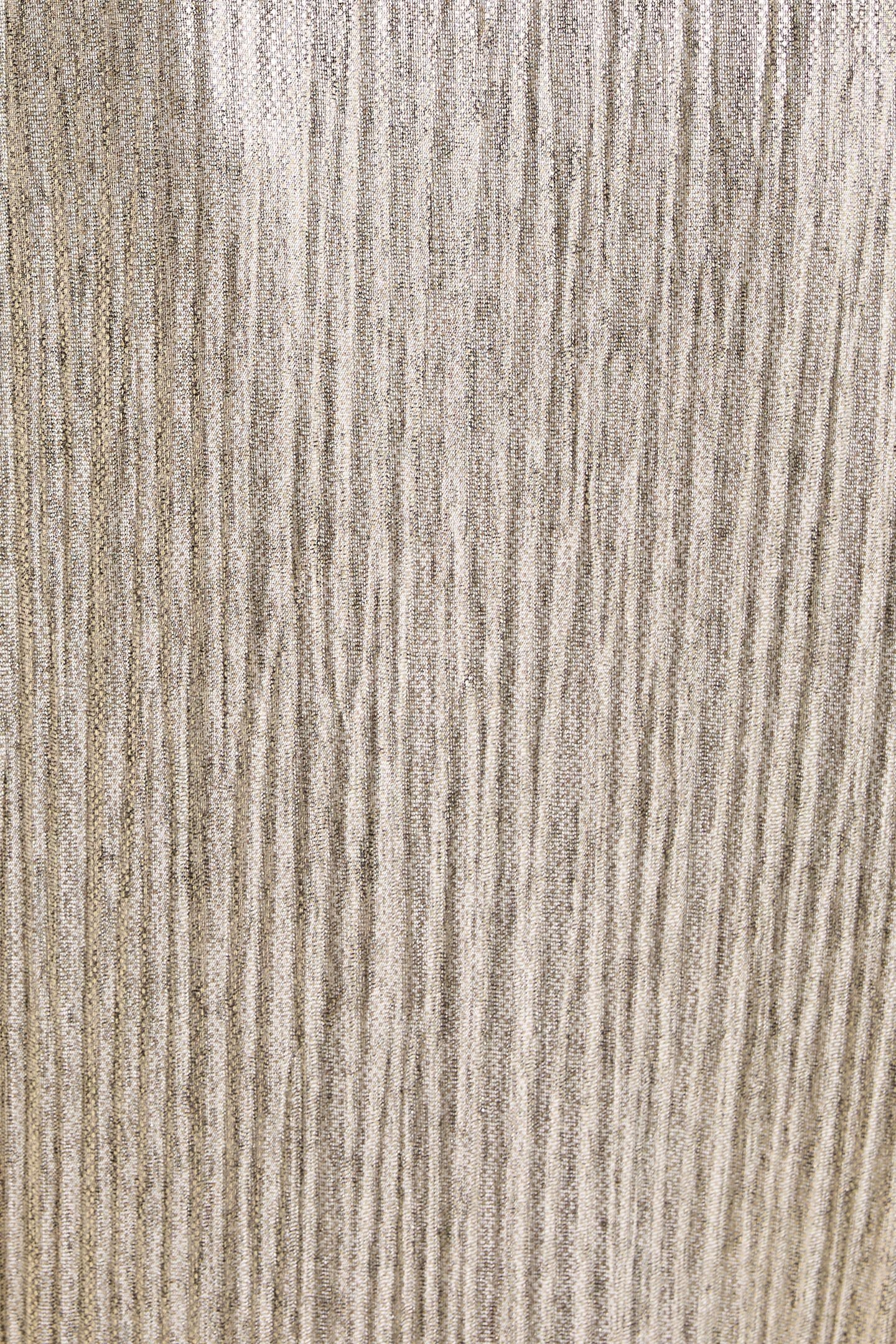 GREY PLEATED TOP WITH DECORATIVE GOLD STRIPES GOLD 7