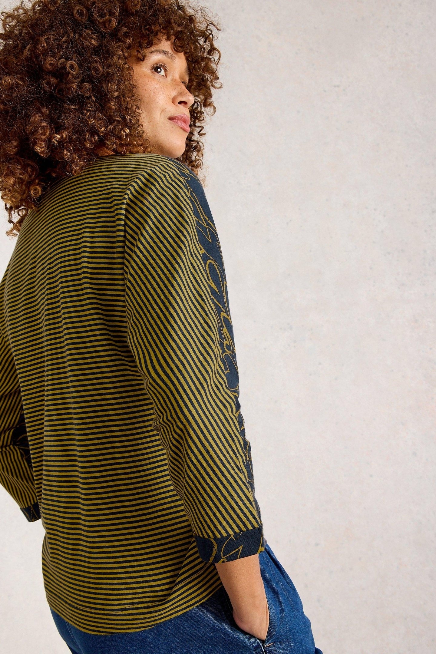 DEMI DOLMAN TOP NAVY MULTI 2