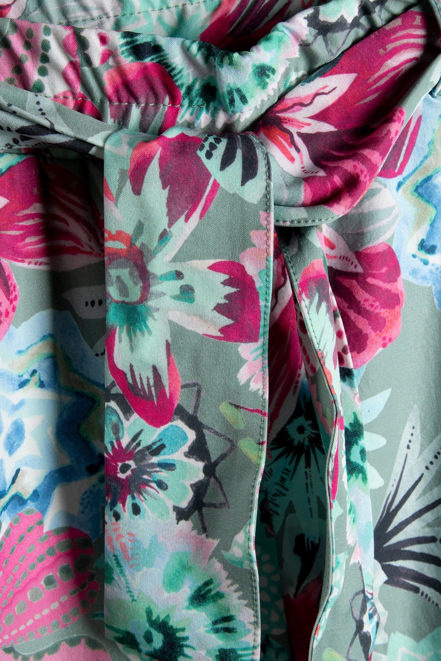 TRAVEL CAPRI JOURNAL IN DE GRANITE GREEN WITH FLORAL MEDLEY 4