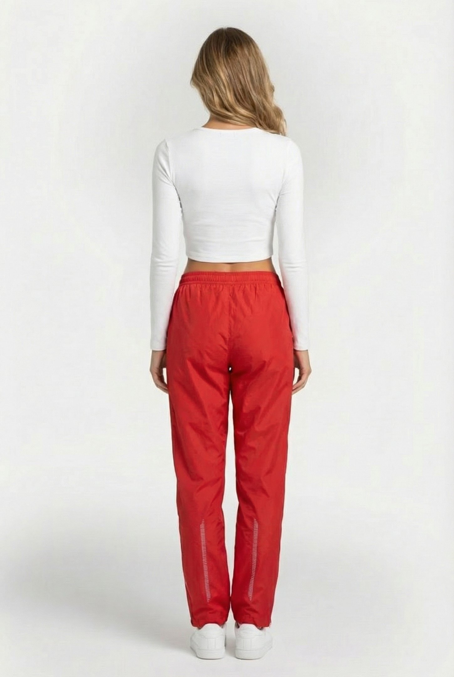 UNISEX TL WARM UP PANT RED 3