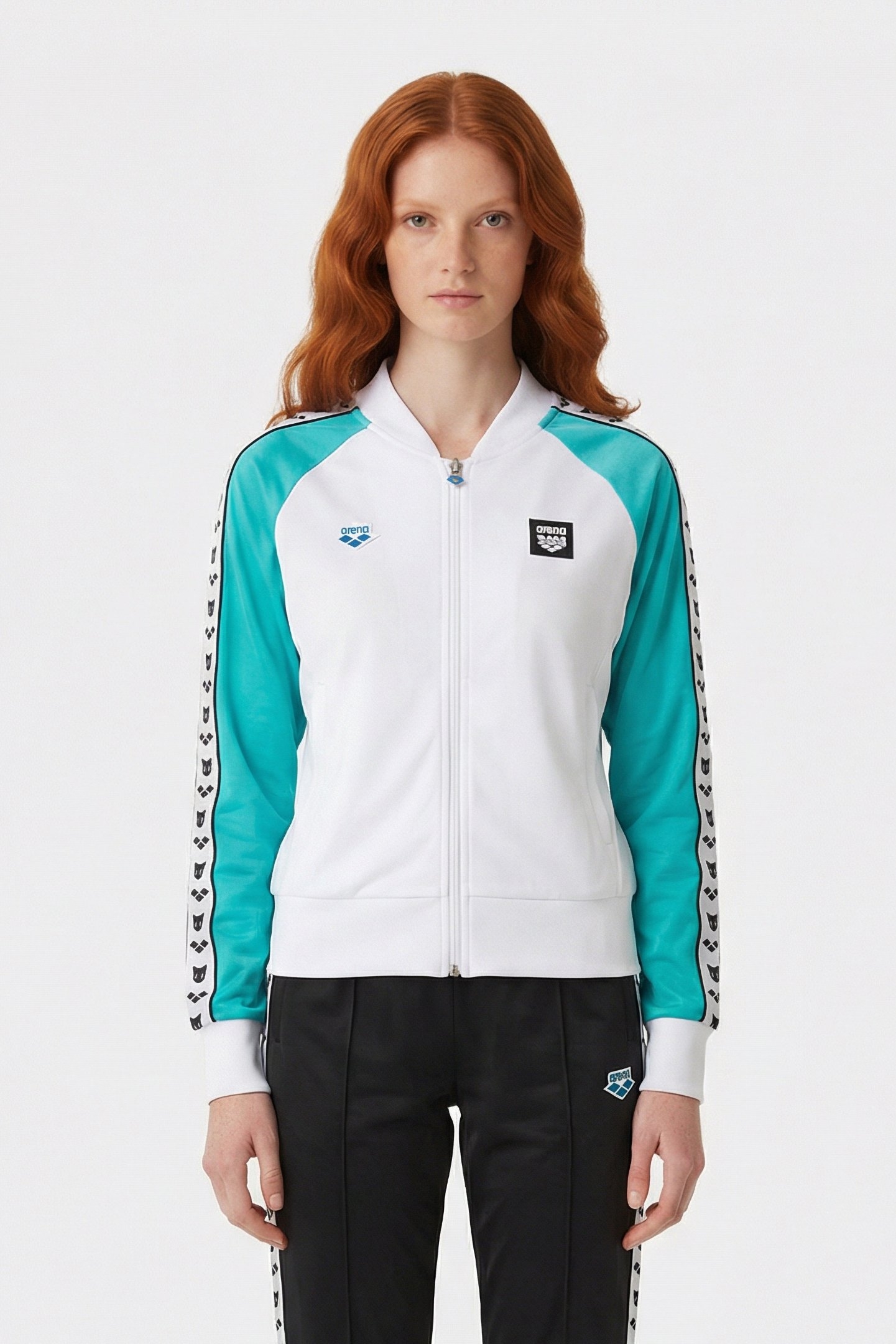 W RELAX IV TEAM JACKET ANIME WHITE-MINT 1