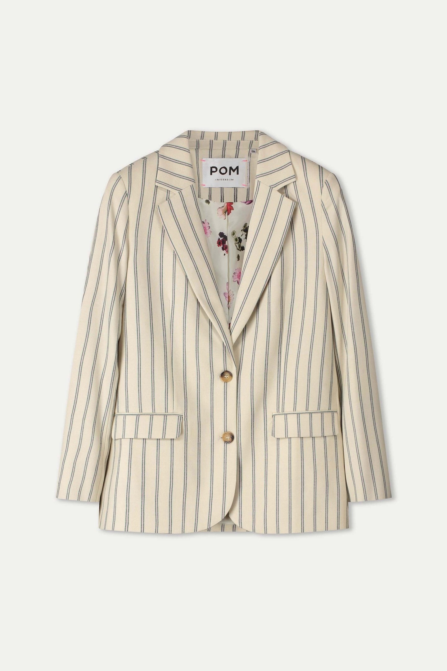 BLAZER - STRIPED CREAM BEIGE 6