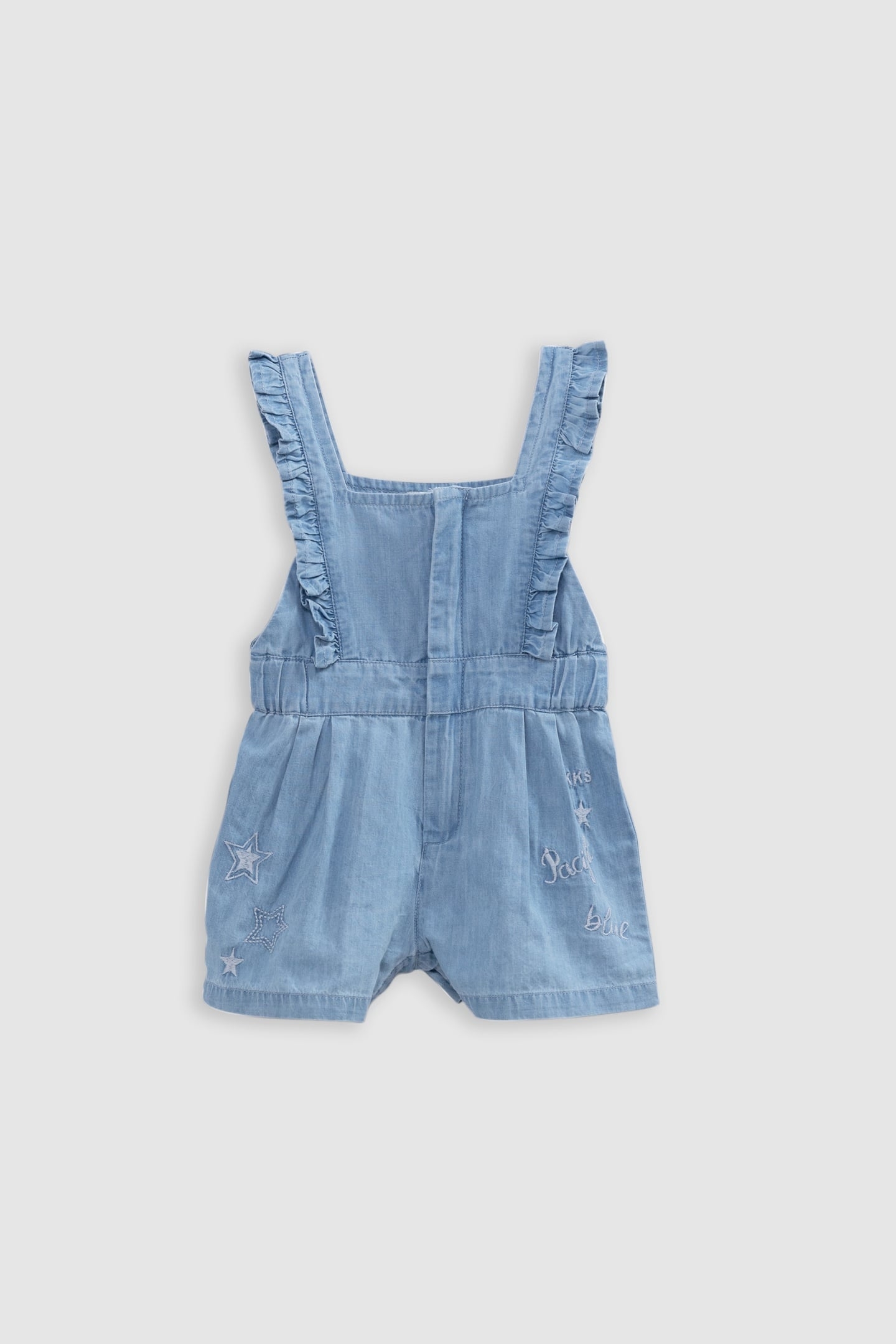 BLUE OVERALLS AND ECRU T-SHIRT SET 4
