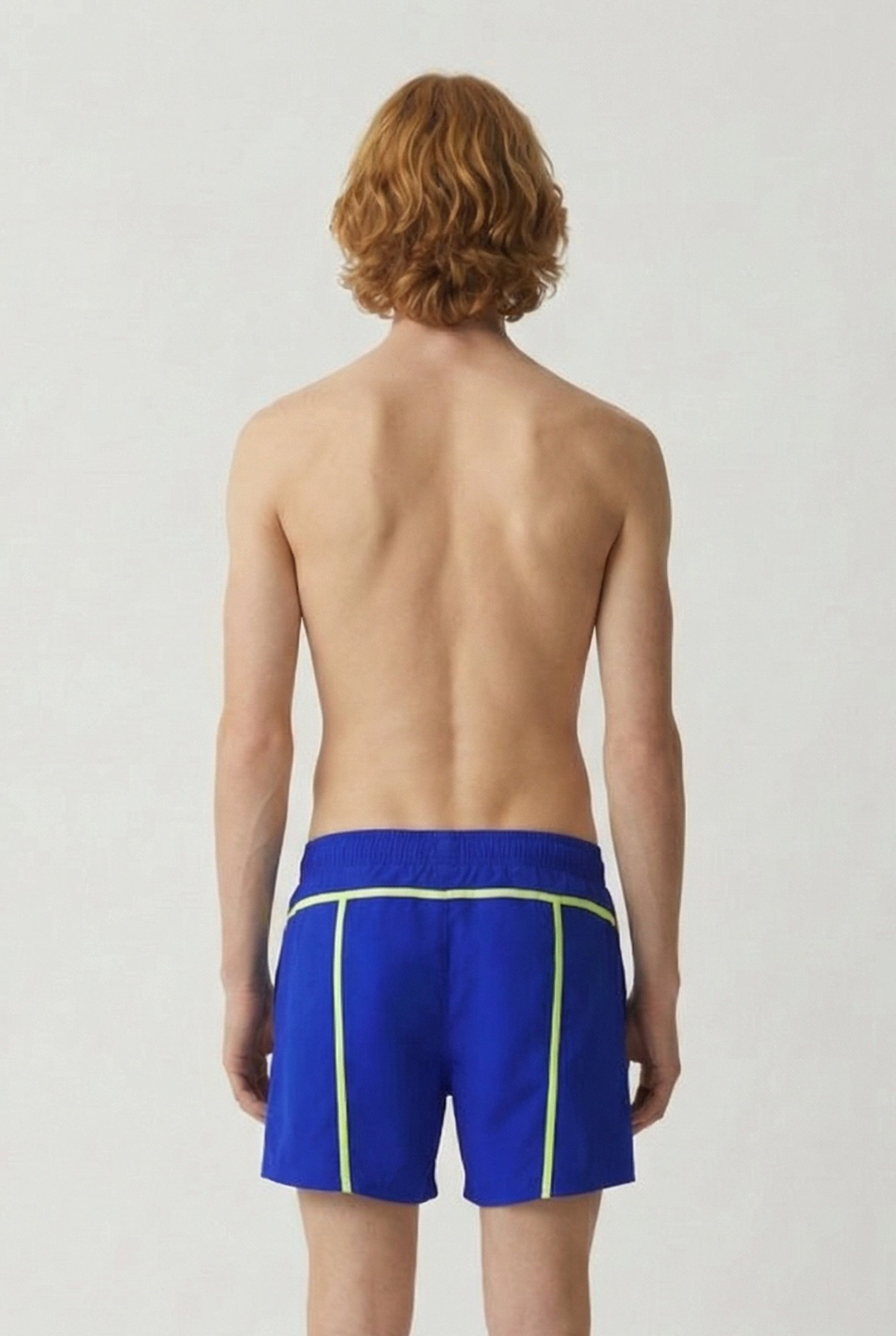 MEN'S ARENA PRO_FILE BEACH SHORT NEON BLUE-SOFT GREEN 2