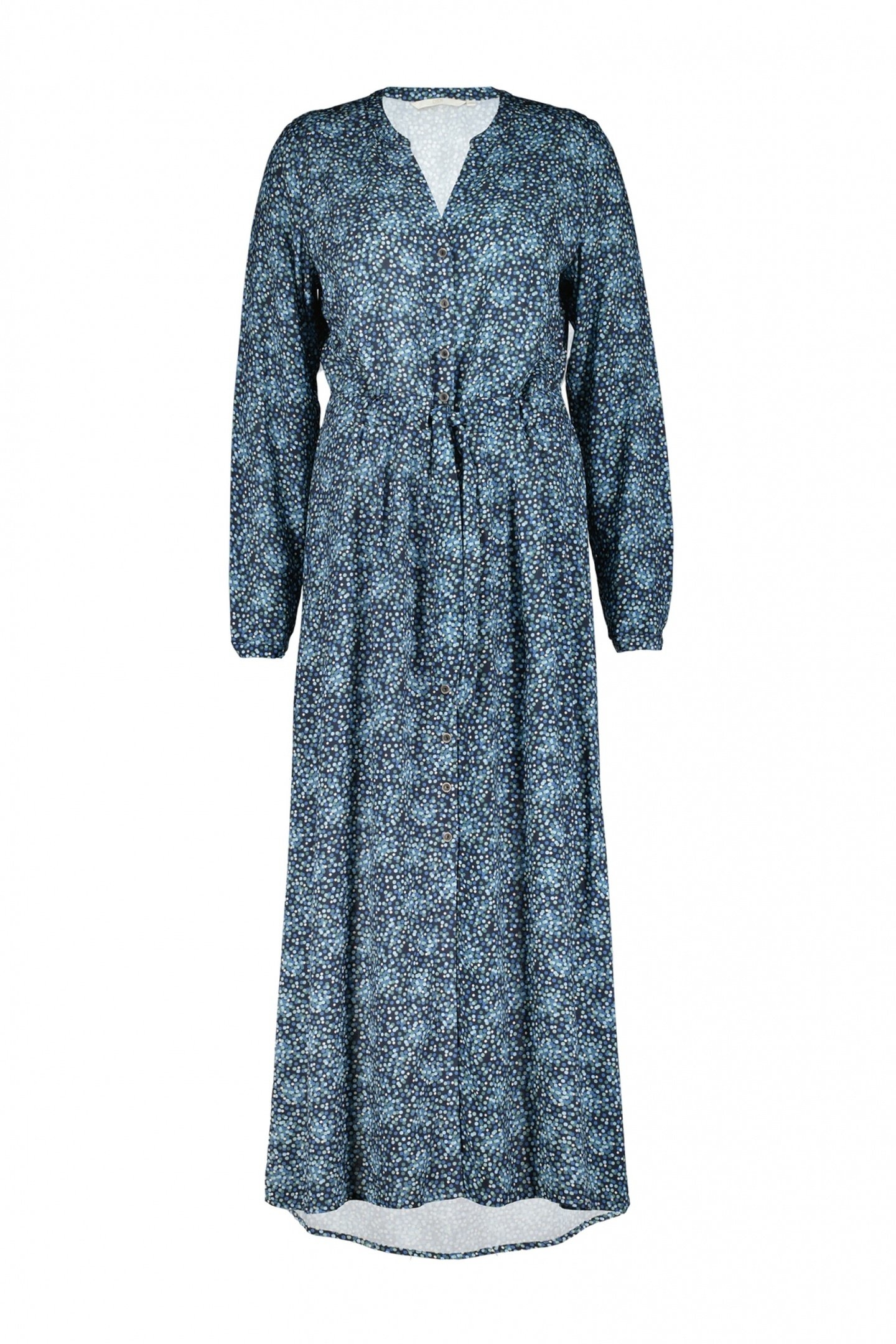 DRESS JOYFUL DARK BLUE FUJI XS PRINT 3