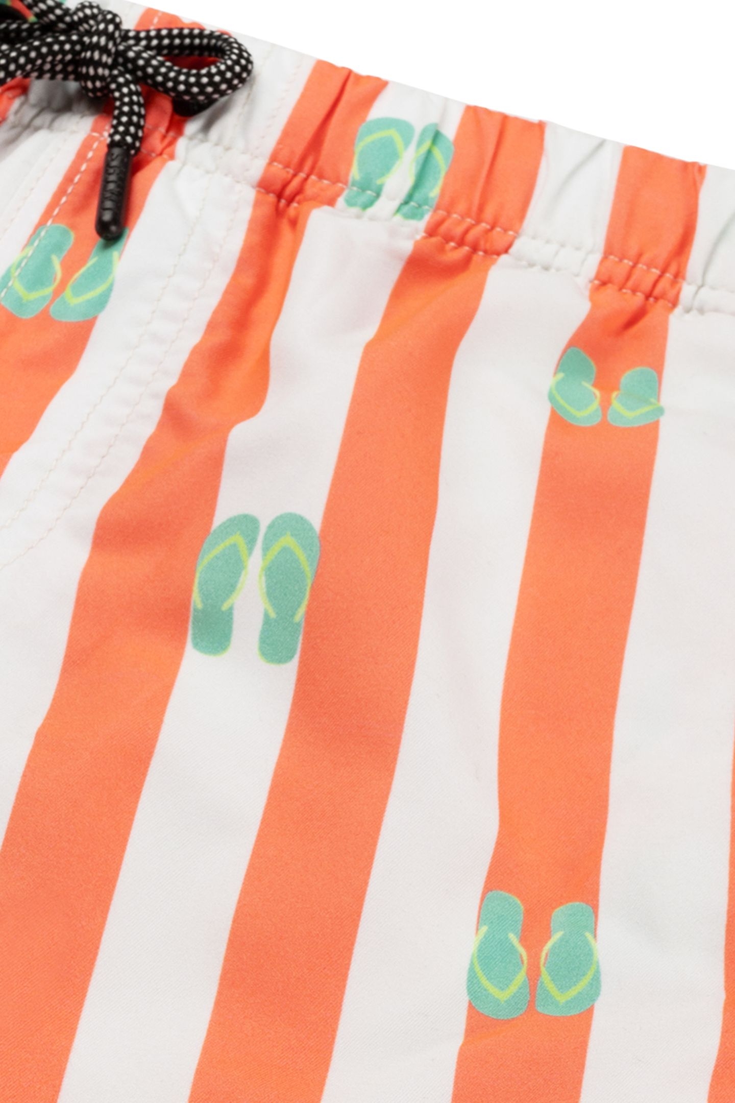 BOYS SWIM SHORTS FLIPFLOPS NEON ORANGE 3