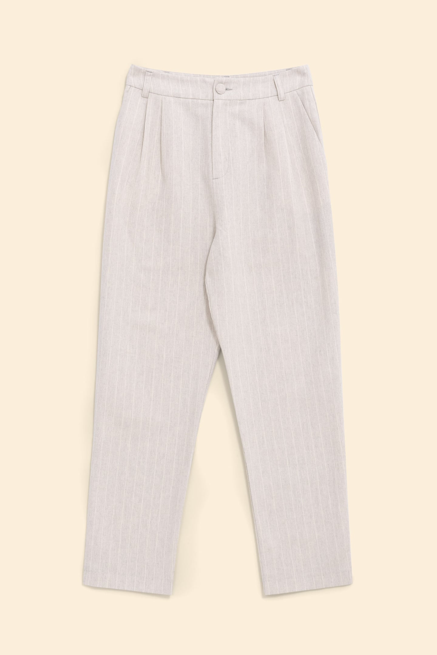GREY STRIPED TENNIS SUIT PANTS HEATHER GREY 7