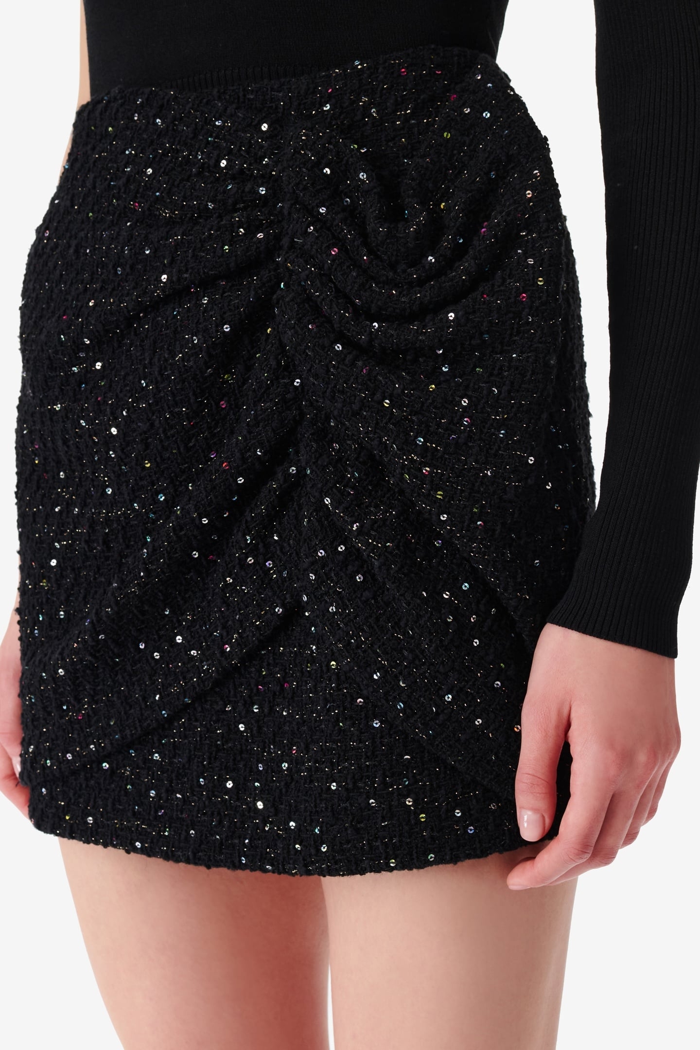 CLARITA SKIRT BLACK SEQUINS 6
