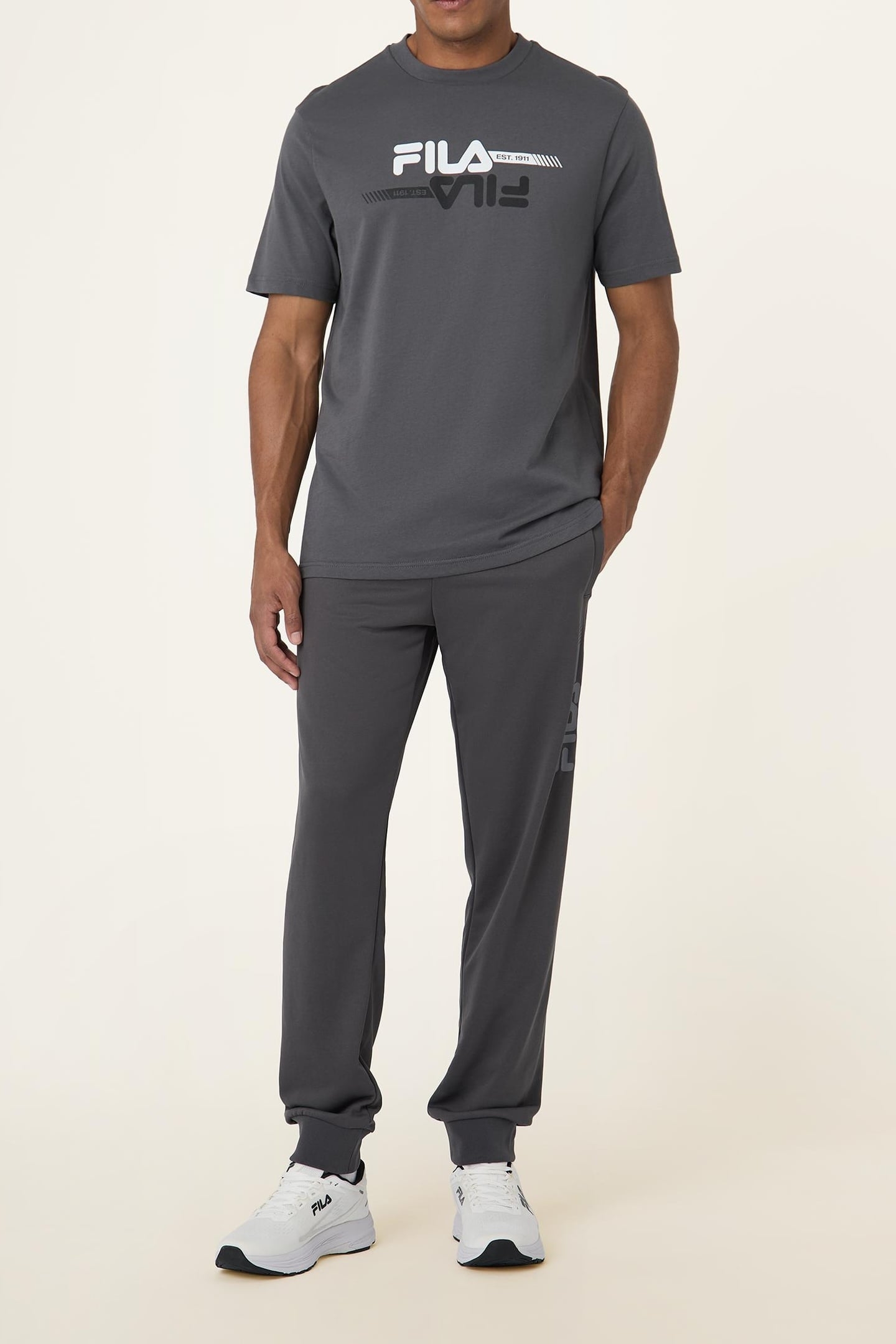 MANTA REGULAR GRAPHIC SWEATPANTS DARK SHADOW 2