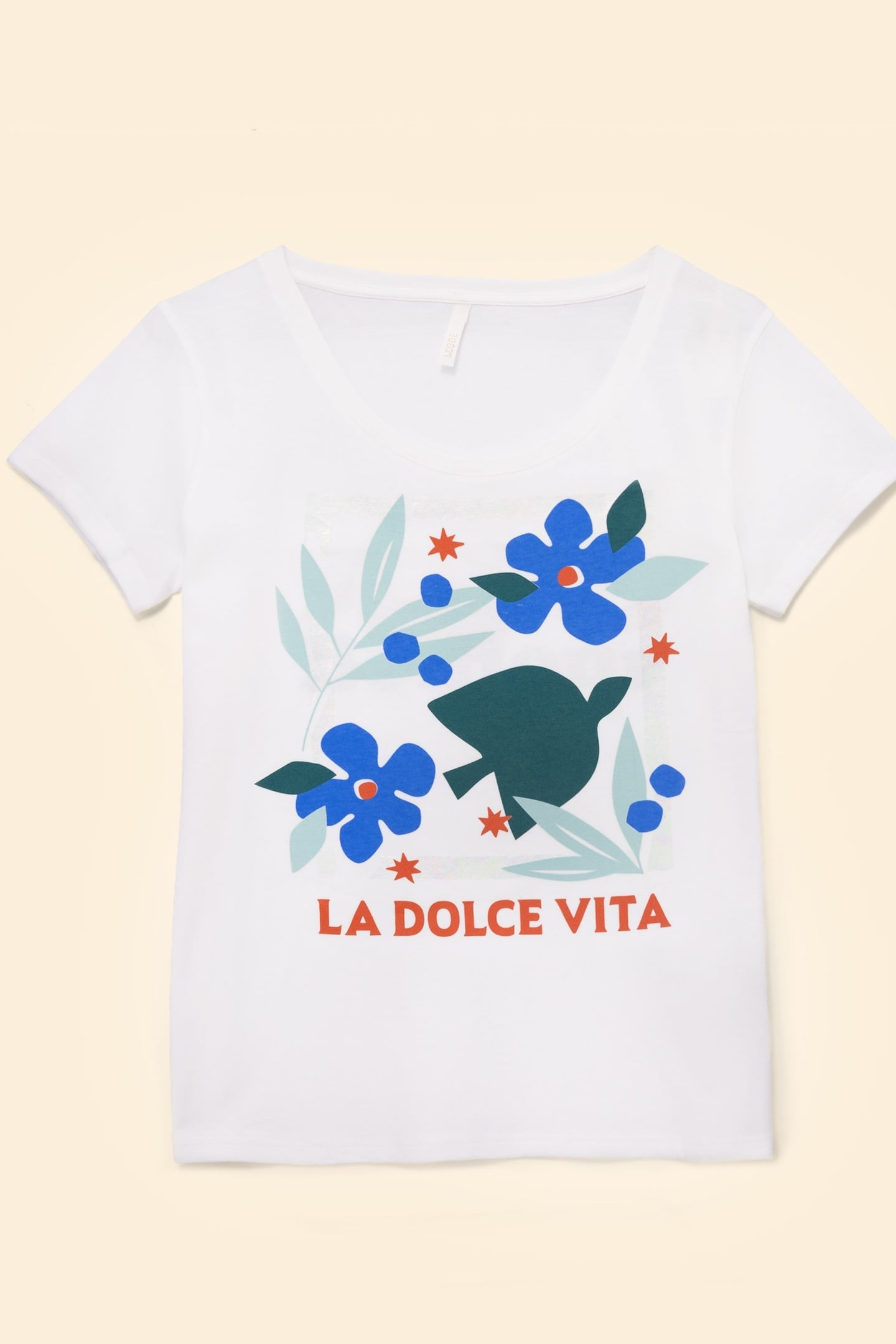 WHITE SHORT-SLEEVED MAXI BIRD T-SHIRT OFF-WHITE 4