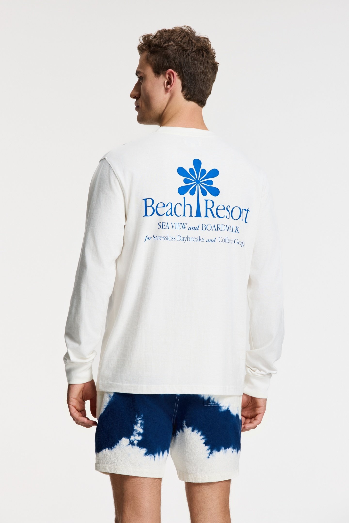 NOAH RELAXED LONGSLEEVE SUNCATION WHITE 4