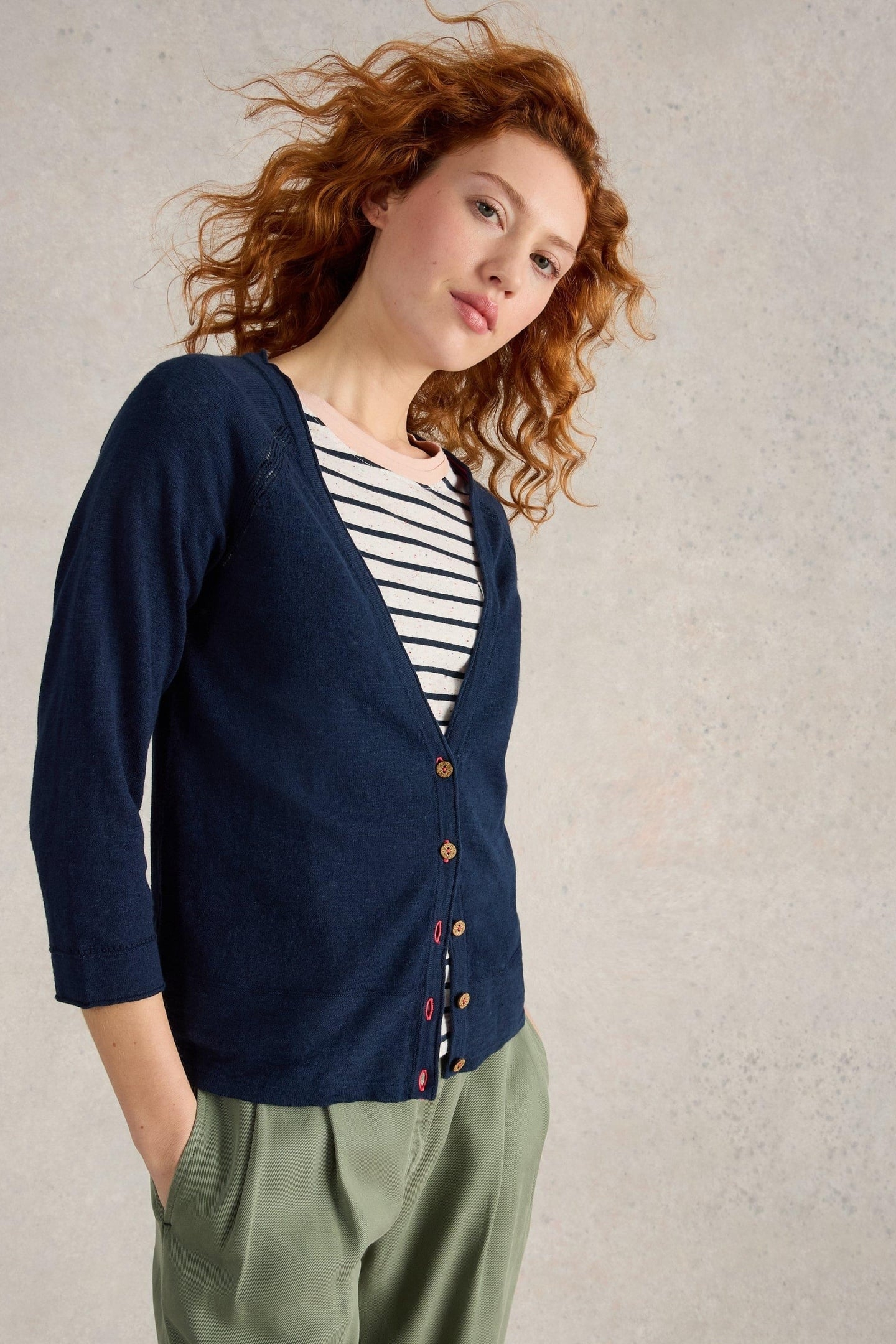 NARIA CARDI DARK NAVY 2