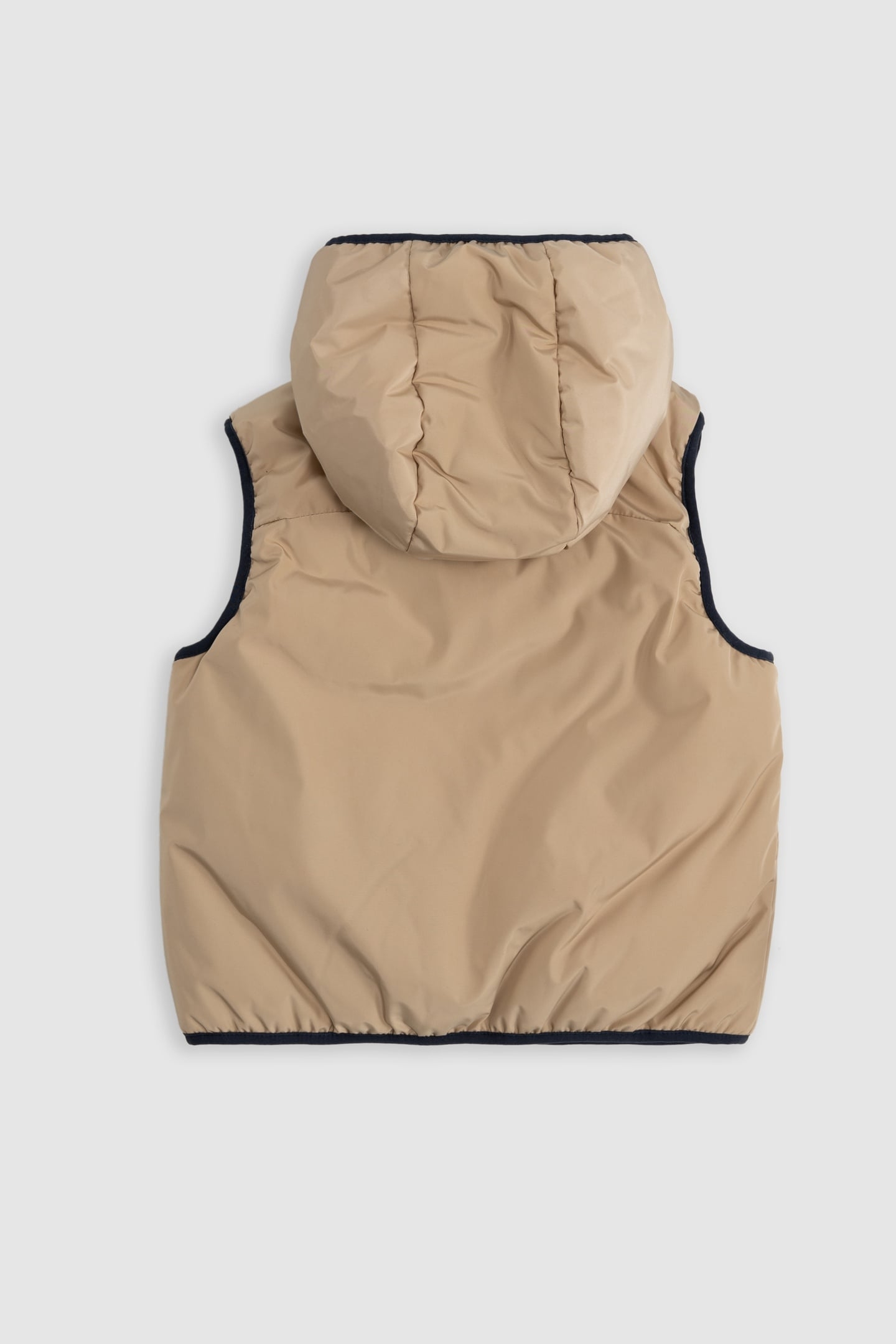 BEIGE AND WATER GREEN REVERSIBLE PADDED JACKET 3