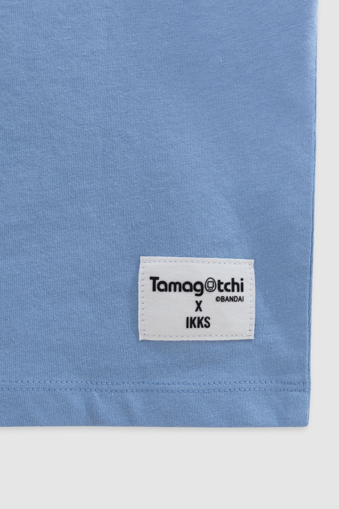 SEQUINED ORGANIC BLUE T-SHIRT TAMAGOTCHI X IKKS 6