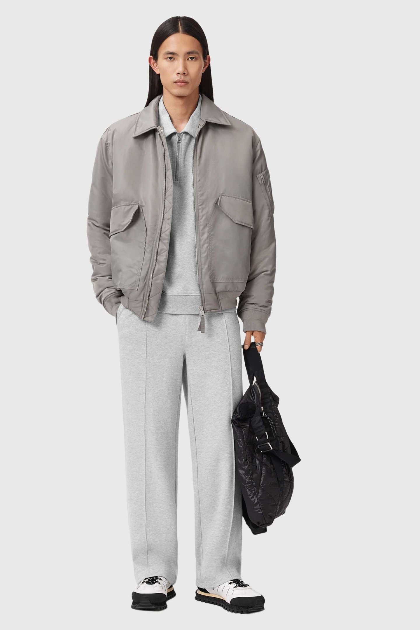 MILO SWEATPANT LIGHT GREY MARL 3