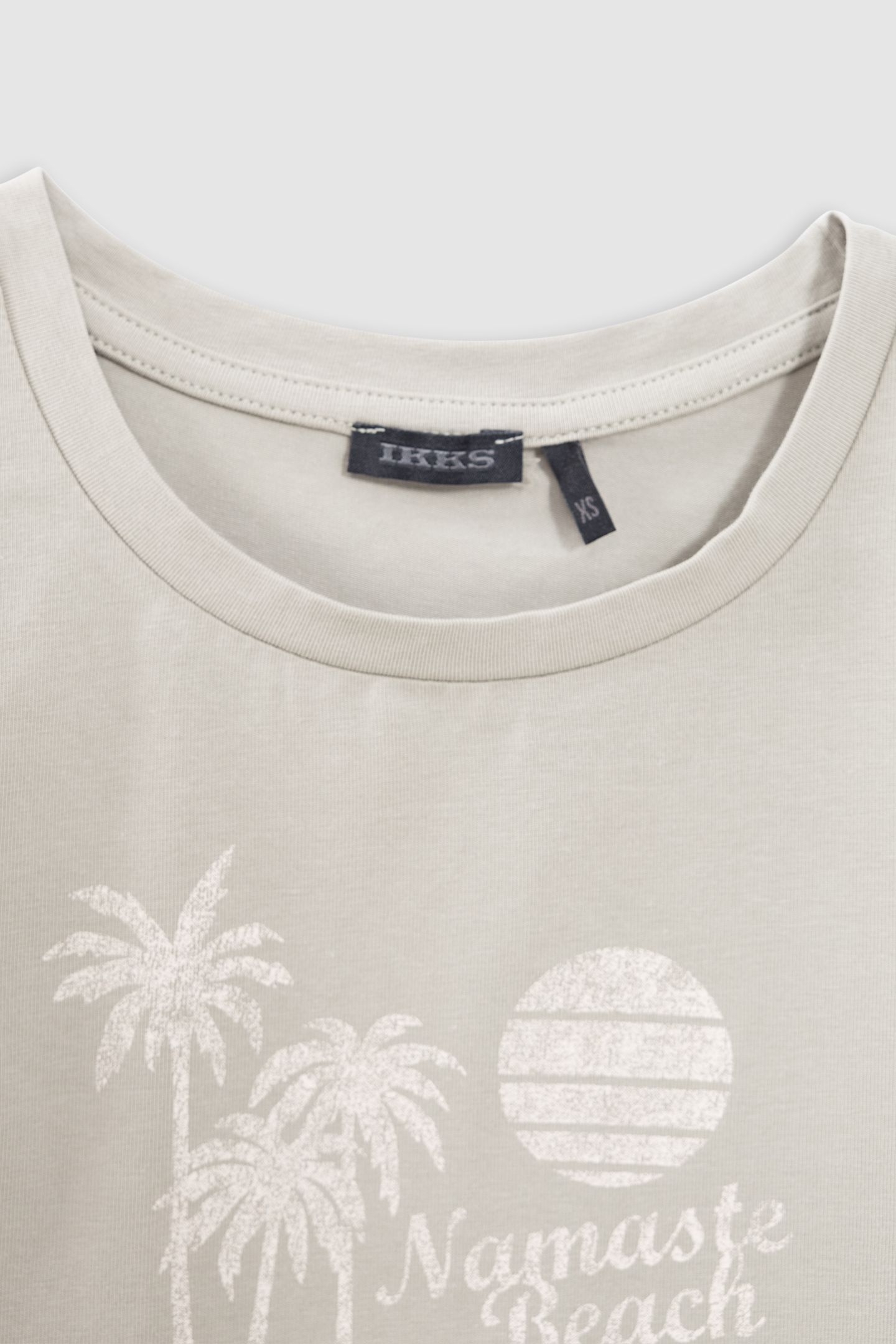 GREEN MESSAGE AND PALM CROPPED T-SHIRT 3