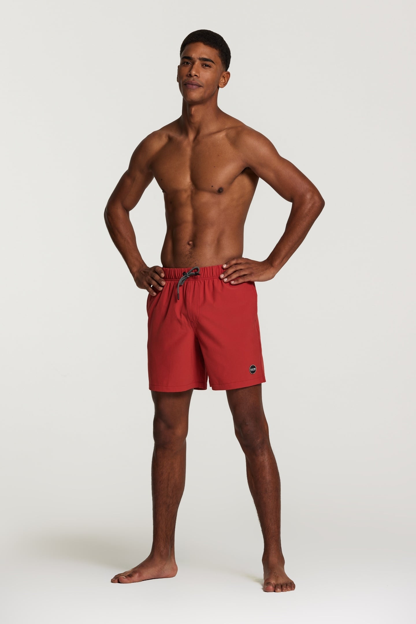 SWIMSHORT EASY MIKE SOLID TANDORI SPICE BROWN 3